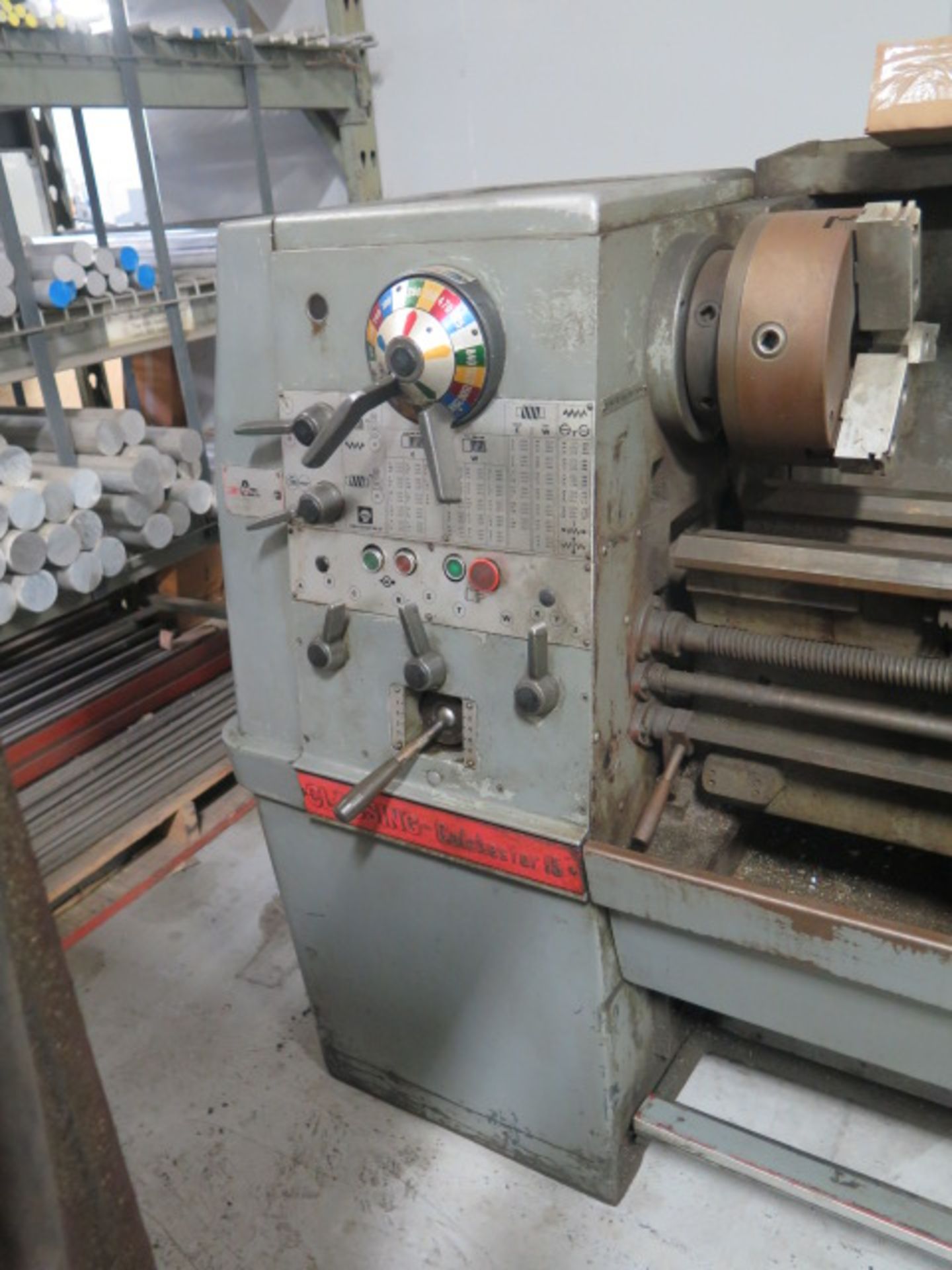 Clausing Colchester “15” 15” x 52” Geared Head Gap Bed Lathe s/ 25-2000 RPM, Taper Attachment, - Image 4 of 8