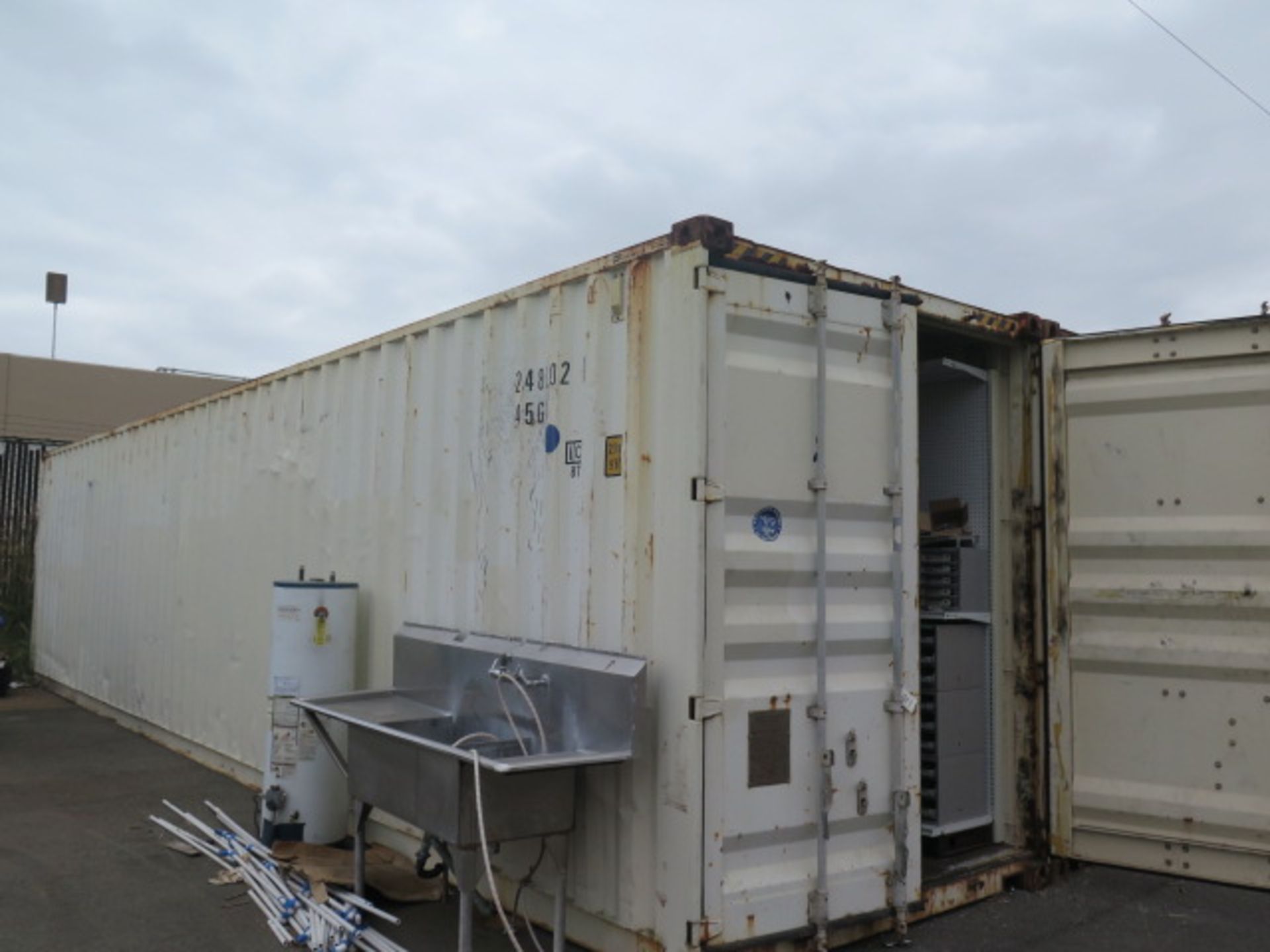 40’ Storage Container w/ Large Quantity of Hardware (Ace Hardware Buyout) Nuts, Bolts, Screws