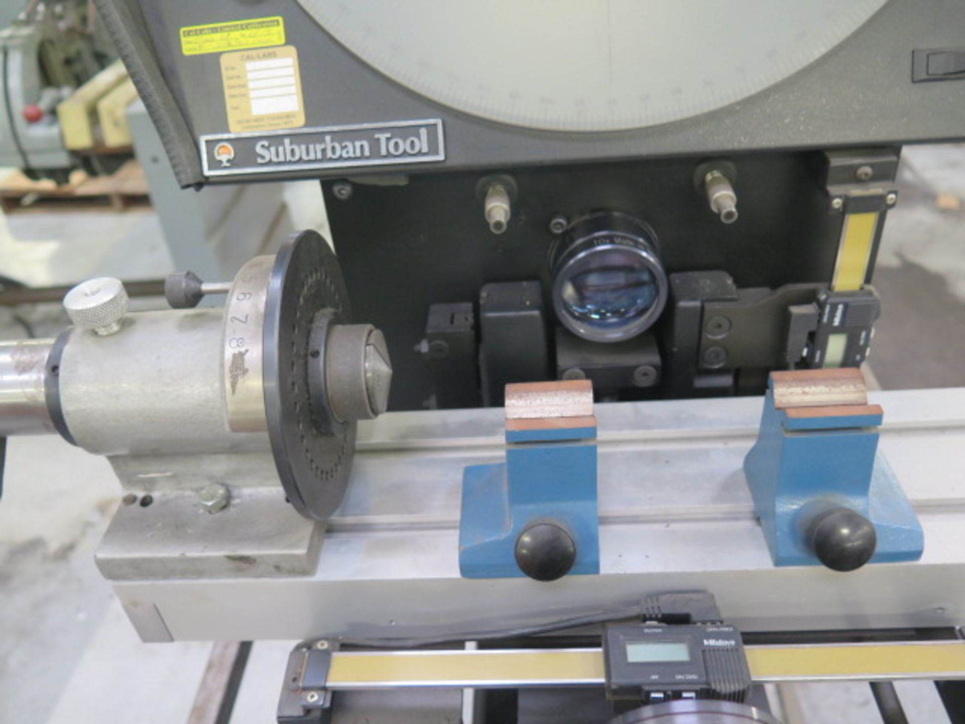 Suburban "Master View" mdl. MV-14 14" Optical Comparator s/n 318 w/ Mitutoyo DRO, Surface and - Image 6 of 8