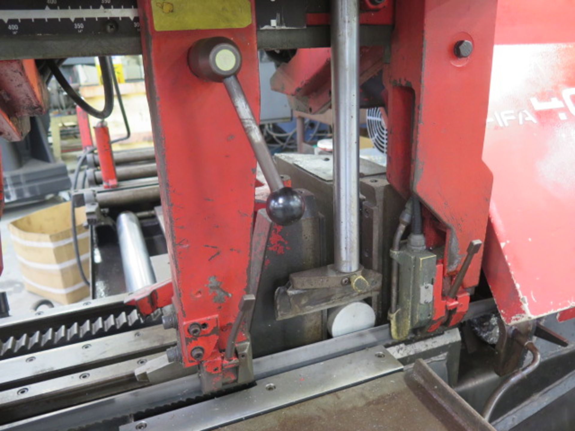 Amada HA-400W 16” Automatic Hydraulic Horizontal Band Saw s/n 40660140 w/ Amada Controls, - Image 5 of 11