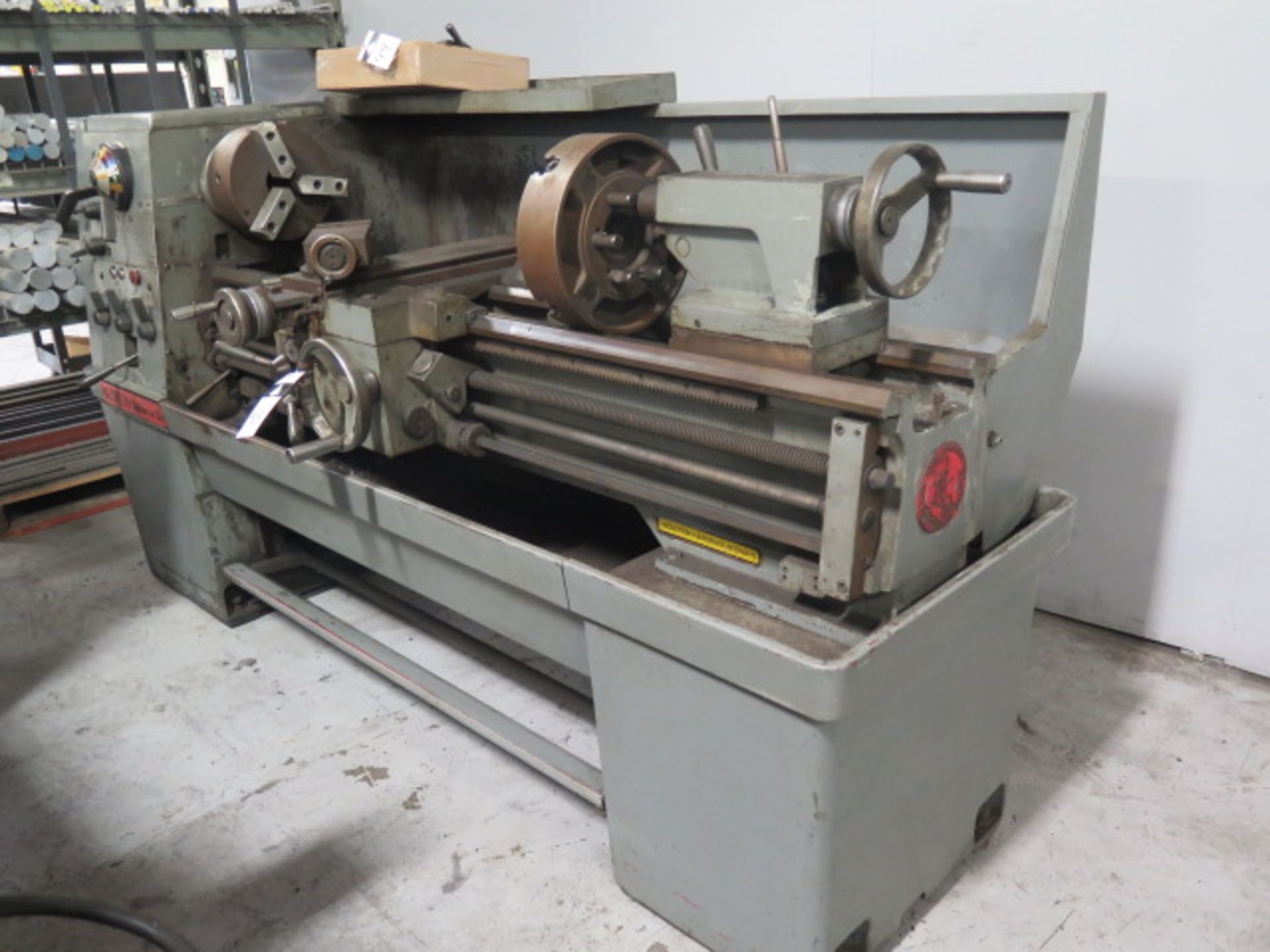 Clausing Colchester “15” 15” x 52” Geared Head Gap Bed Lathe s/ 25-2000 RPM, Taper Attachment, - Image 3 of 8