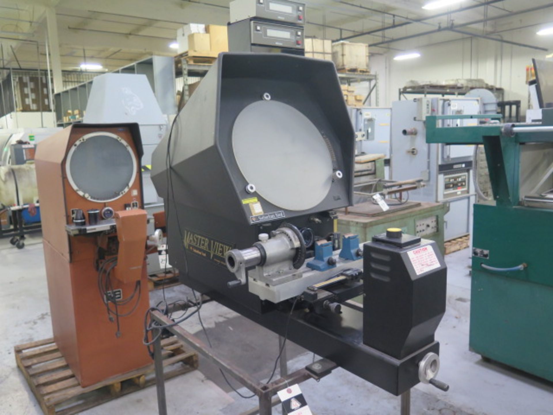 Suburban "Master View" mdl. MV-14 14" Optical Comparator s/n 318 w/ Mitutoyo DRO, Surface and