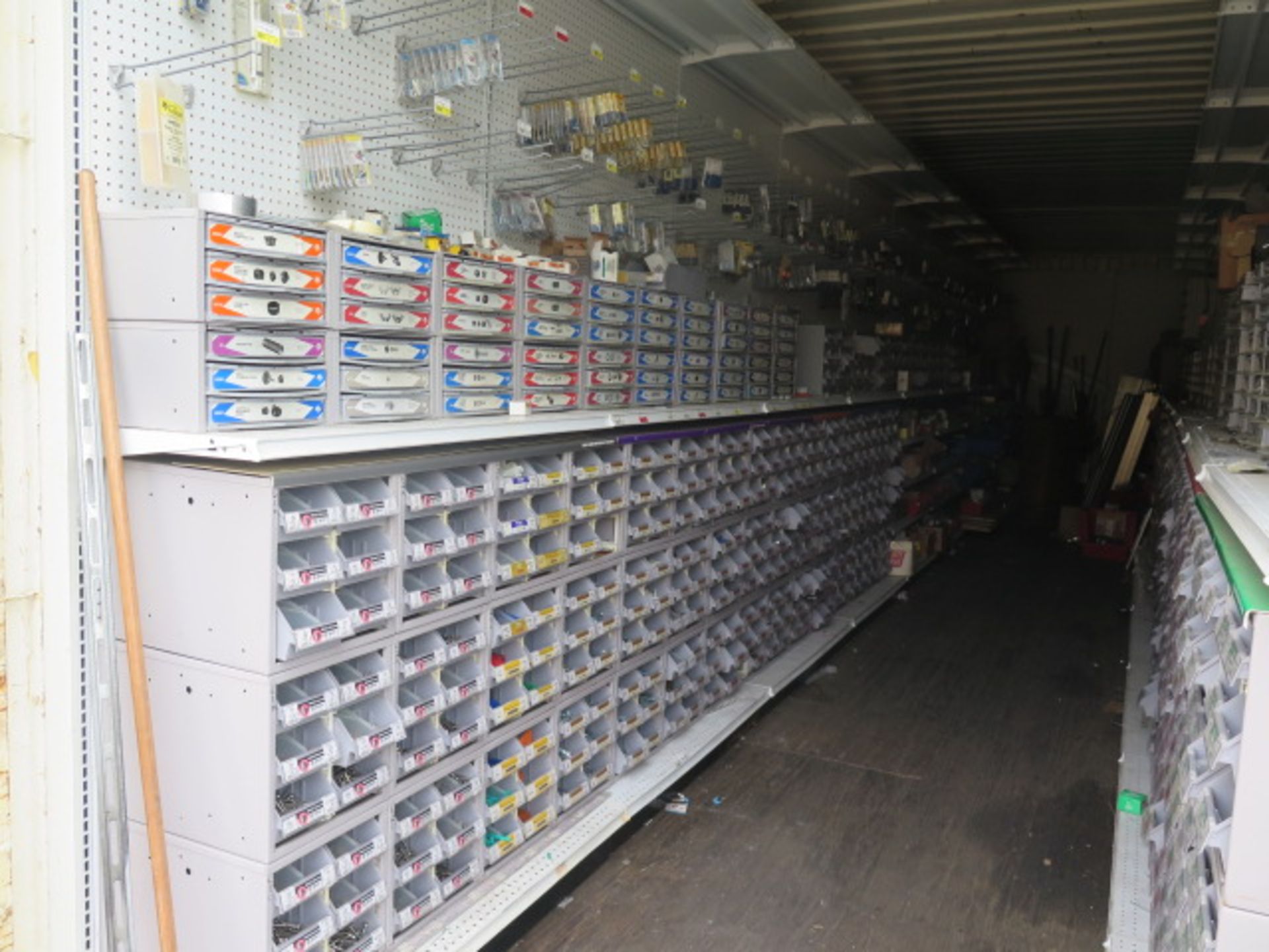 40’ Storage Container w/ Large Quantity of Hardware (Ace Hardware Buyout) Nuts, Bolts, Screws - Image 4 of 20