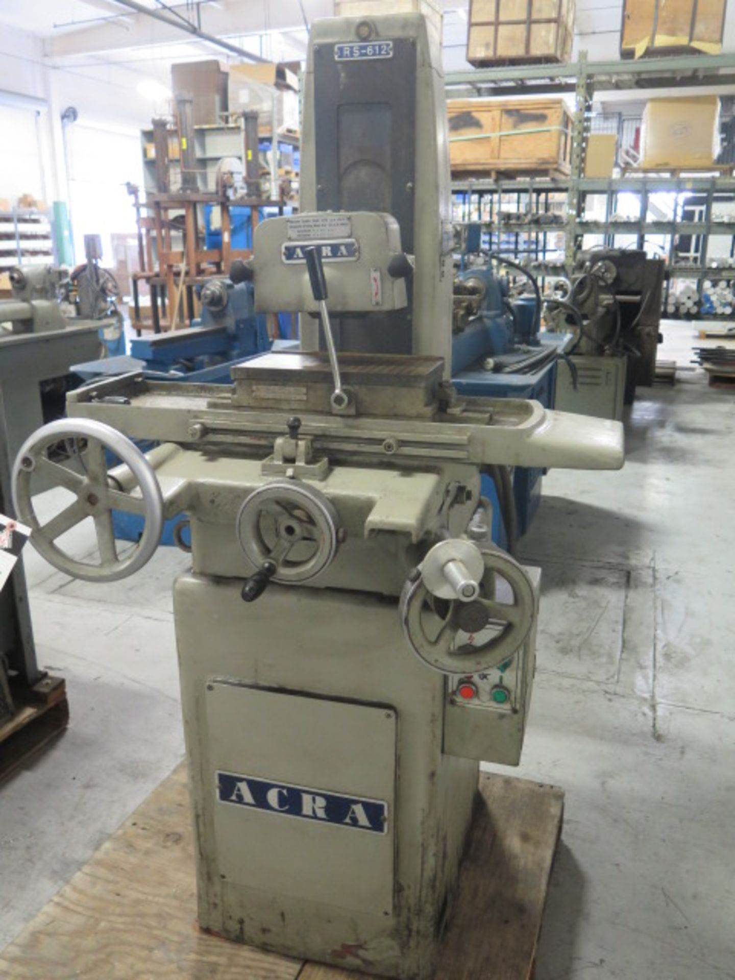 Acra Kong Kuang mdl. RS-612 6” x 12” Surface Grinder s/n 612012 w/ Magnetic Chuck - Image 2 of 7