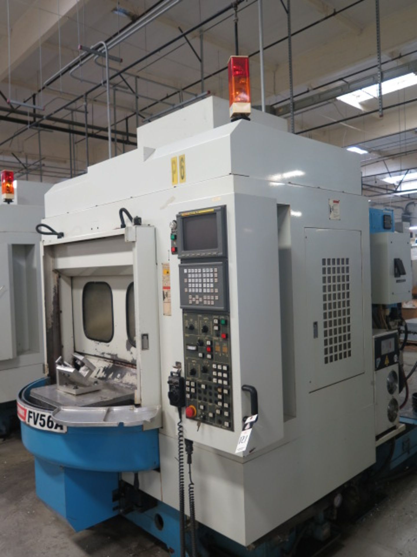 2001 Supermax FV56A 2-Pallet CNC Vertical Machining Center s/n 011203 w/ Fanuc Series 18-M Controls, - Image 3 of 13