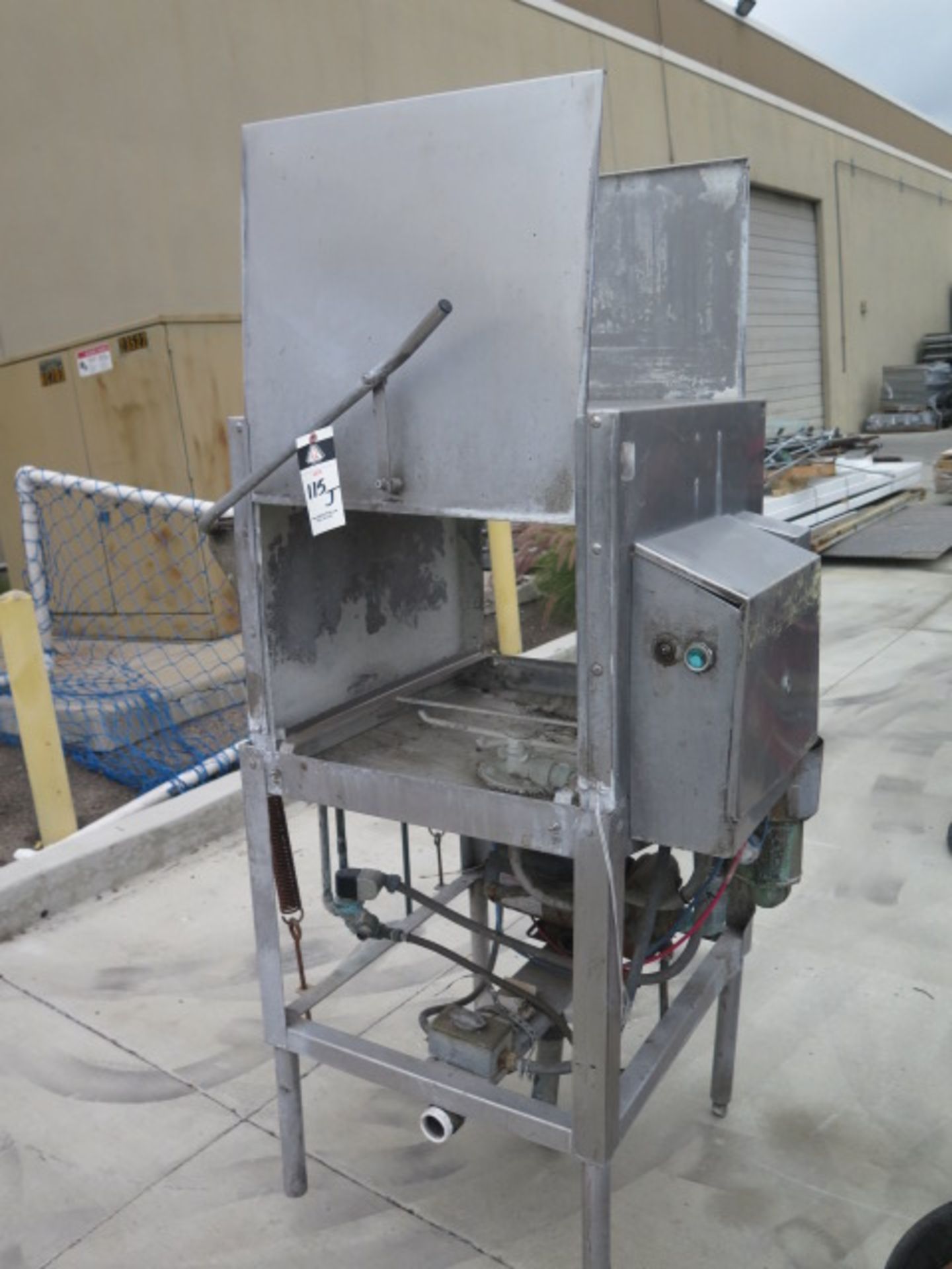 Industrial Pass-Thru Dish Washing Machine