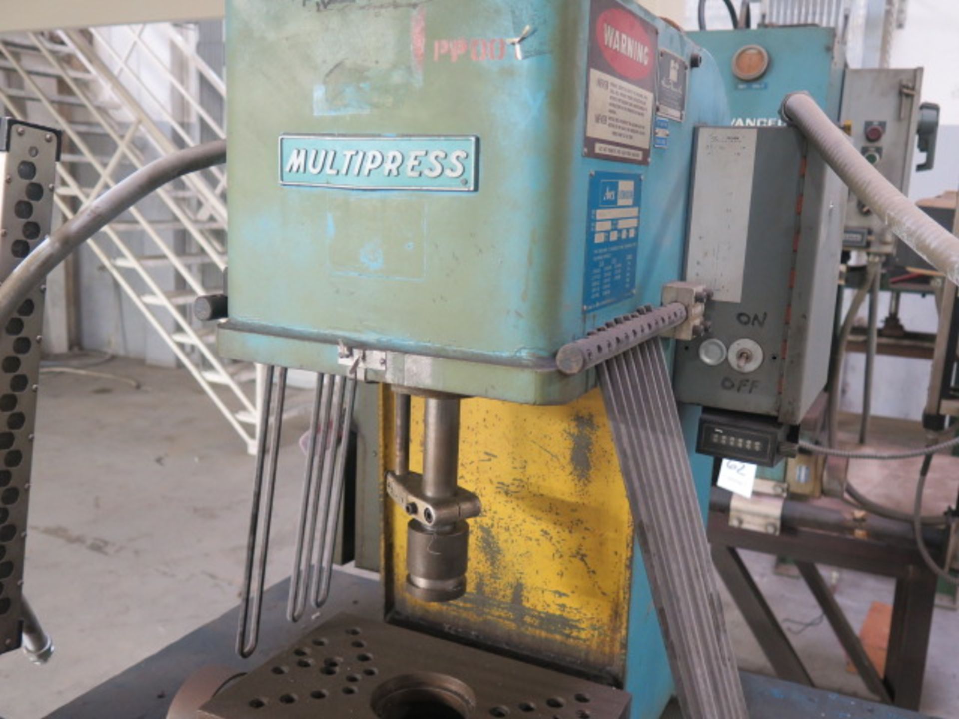 Abex / Denison Multipress mdl. WUA-2 TR 2-Ton Cap Hydraulic Press w/ Light Curtain - Image 3 of 6