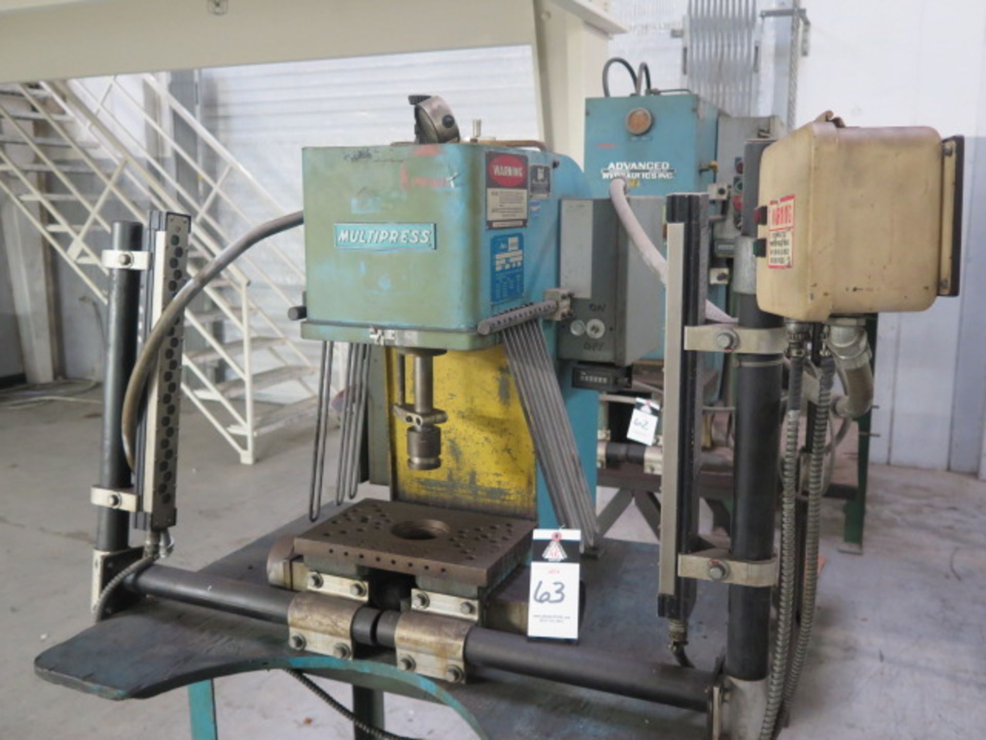 Abex / Denison Multipress mdl. WUA-2 TR 2-Ton Cap Hydraulic Press w/ Light Curtain - Image 2 of 6