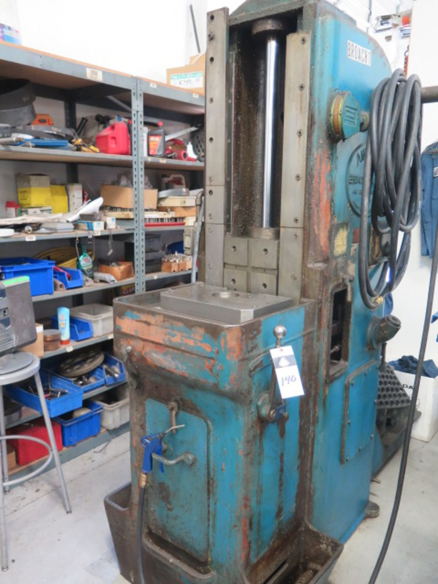 American Broach & Machine mdl. T-4-24 24” Hydraulic Vertical Broaching Machine s/n 3875 w/ 4-Ton - Image 2 of 5