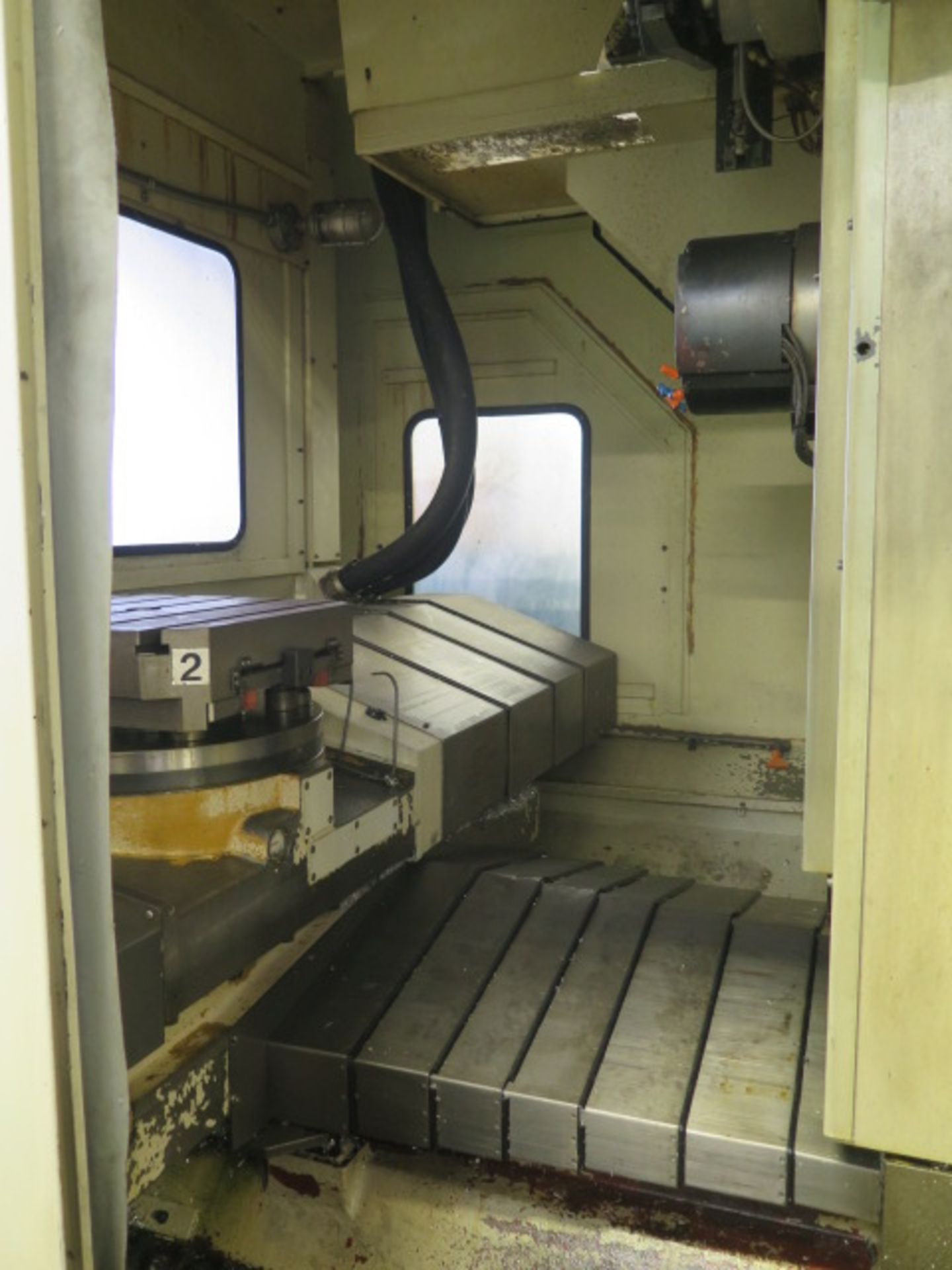 Kitamura MyCenter H-500 2-Pallet 4-Axis CNC Horizontal Machining Center s/n 43064 w/ Fanuc Series - Image 3 of 12