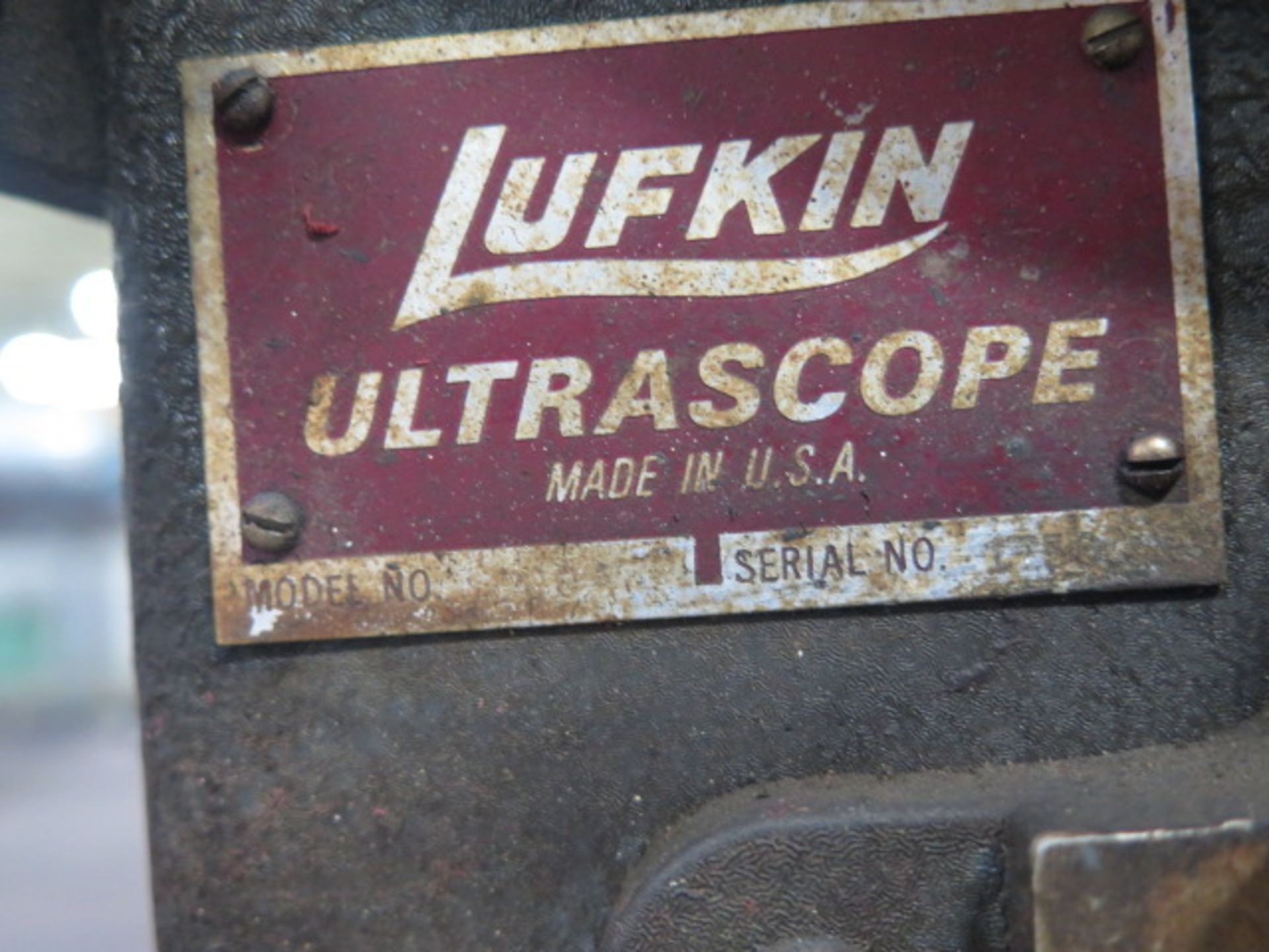 Lufkin mdl. 1200A 10" Bench Model Optical Comparator - Image 5 of 5