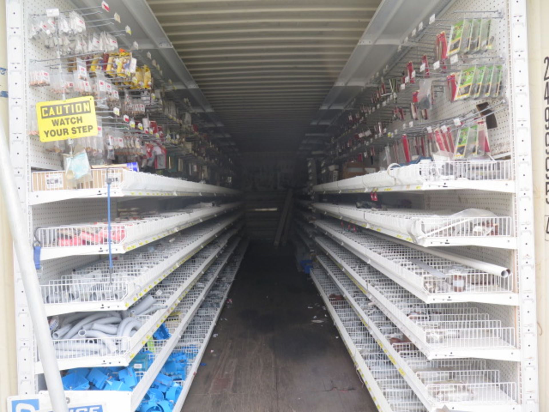 40’ Storage Container w/ Large Quantity of Hardware (Ace Hardware Buyout) Electrical Fixtures - Image 3 of 16