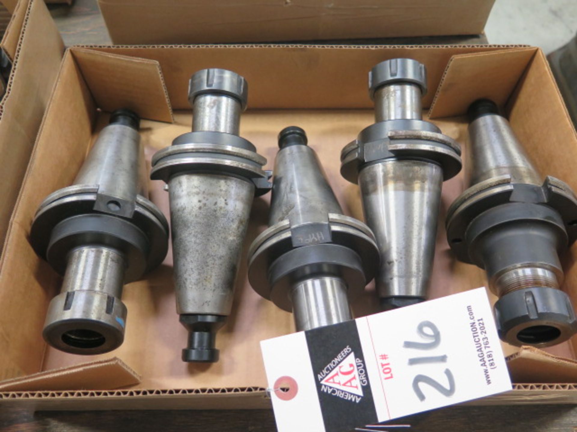 CAT-50 Taper Collet Chucks (5)