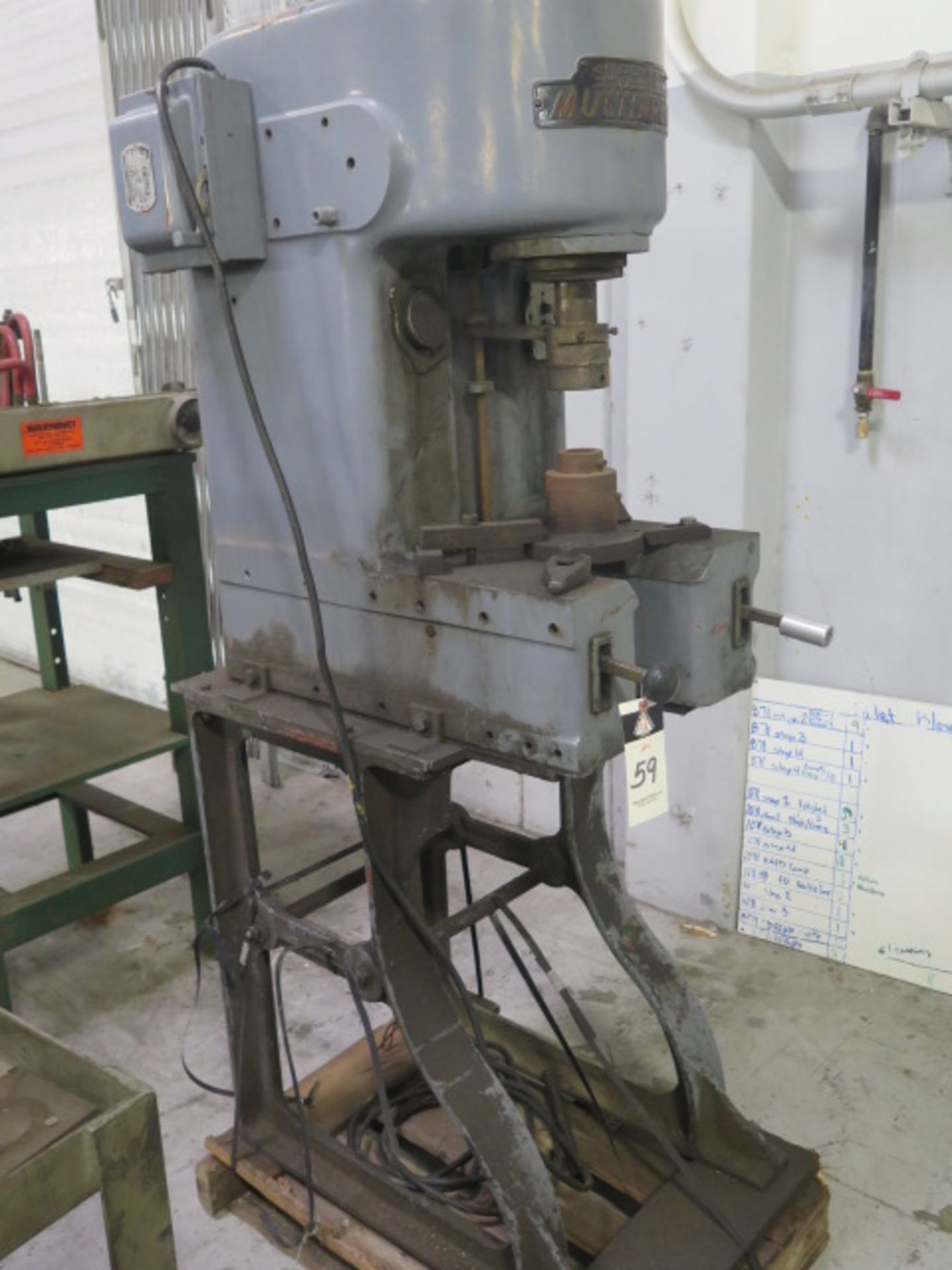 Denison Multipress 1-Ton Cap Hydraulic Press - Image 2 of 5