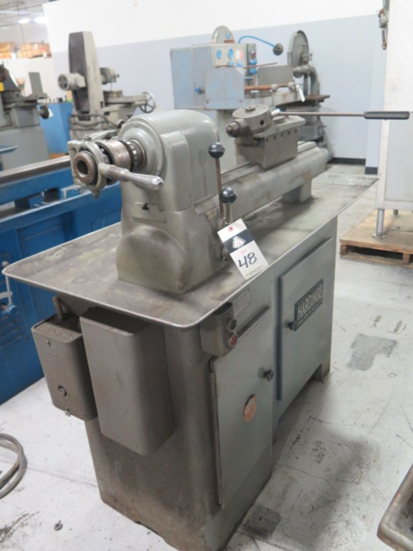 Hardinge mdl. 59 Second OP Lathe s/n 59-16110 w/ 230-3900 RPM, 8-Speeds, 5C Collet Closer, 6-Station - Image 2 of 6