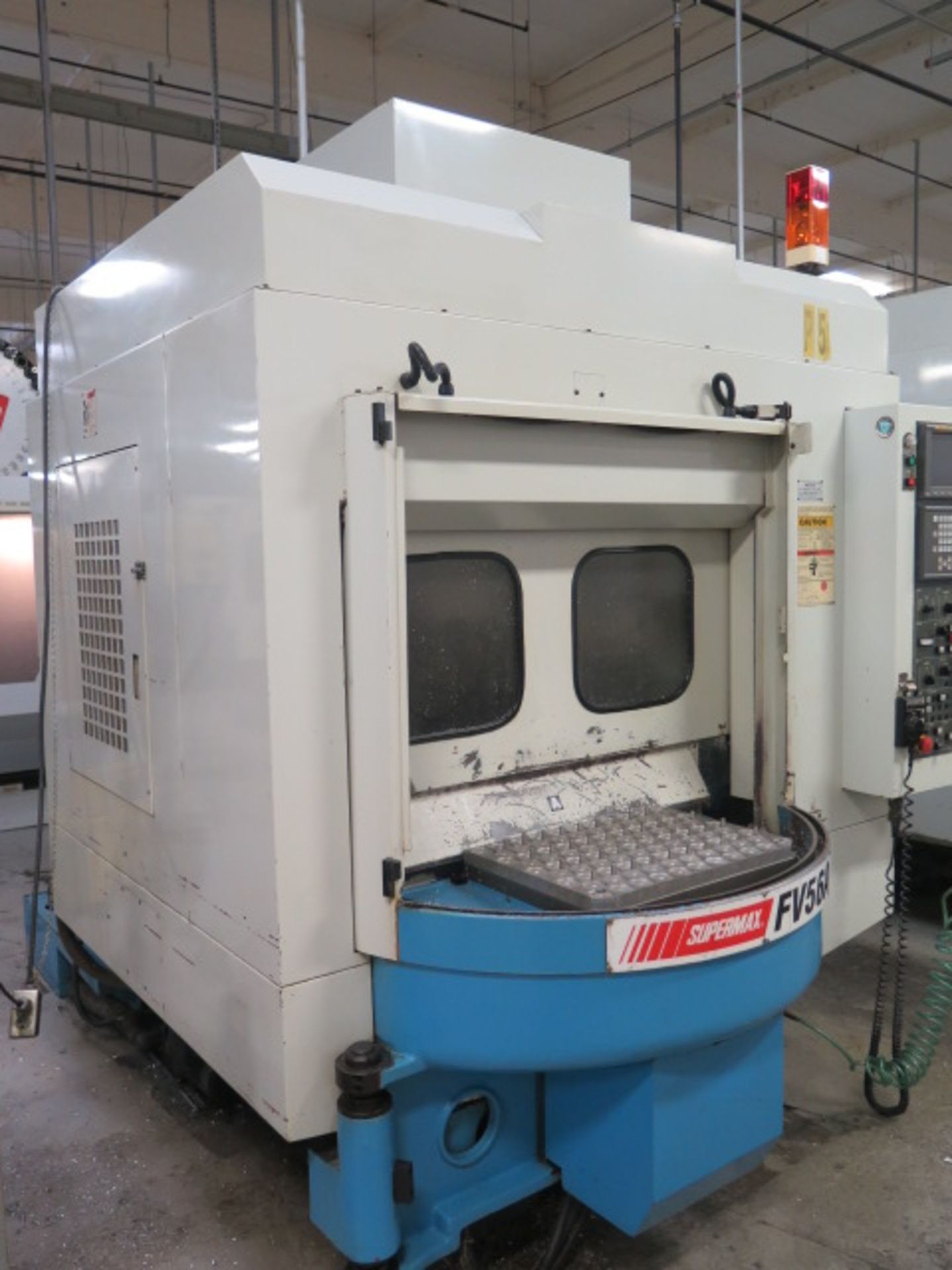 2000 Supermax FV56A 2-Pallet CNC Vertical Machining Center s/n 005096 w/ Fanuc Series 18-M Controls, - Image 2 of 13