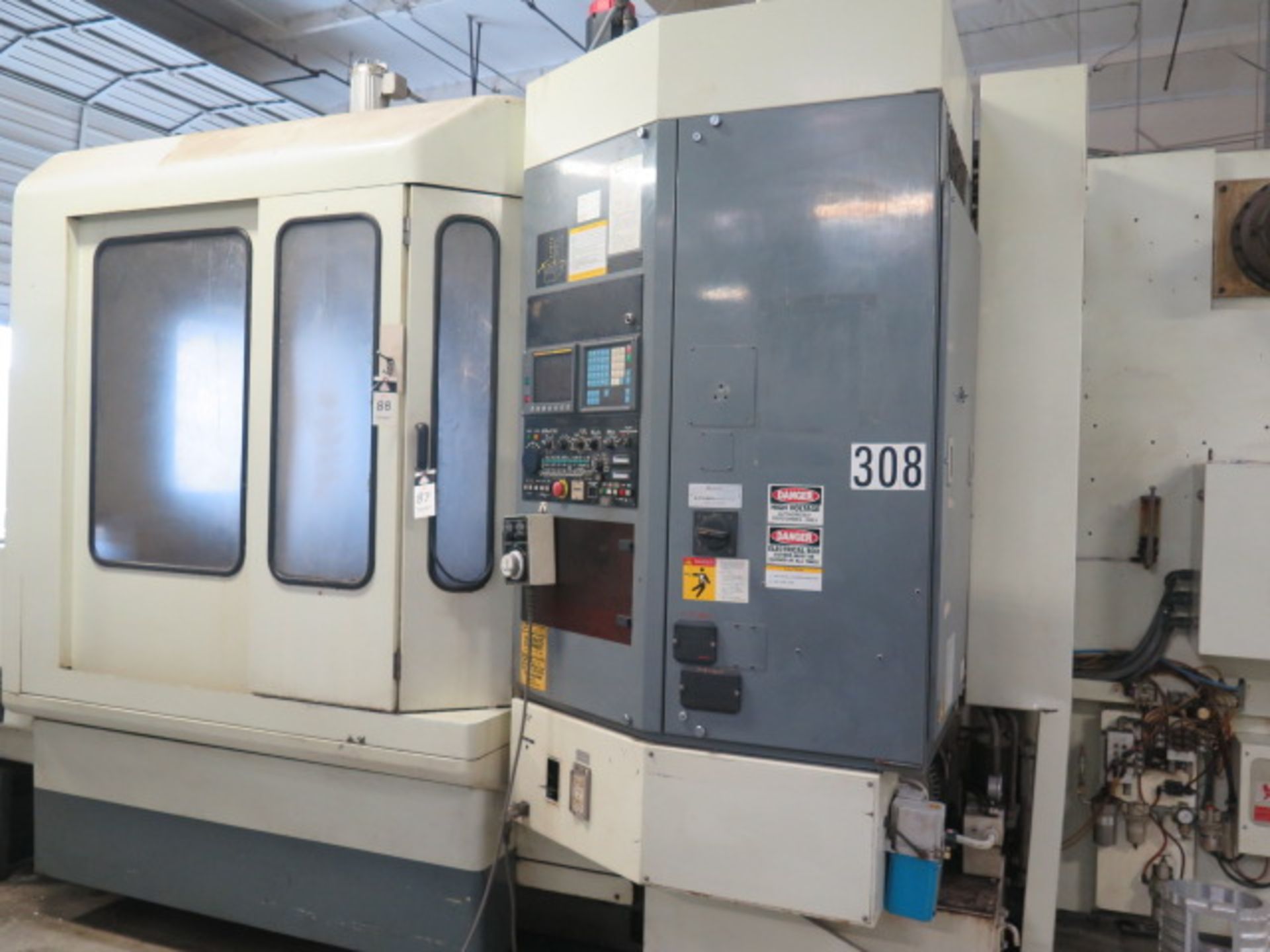 Kitamura MyCenter H-500 2-Pallet 4-Axis CNC Horizontal Machining Center s/n 43064 w/ Fanuc Series - Image 2 of 12