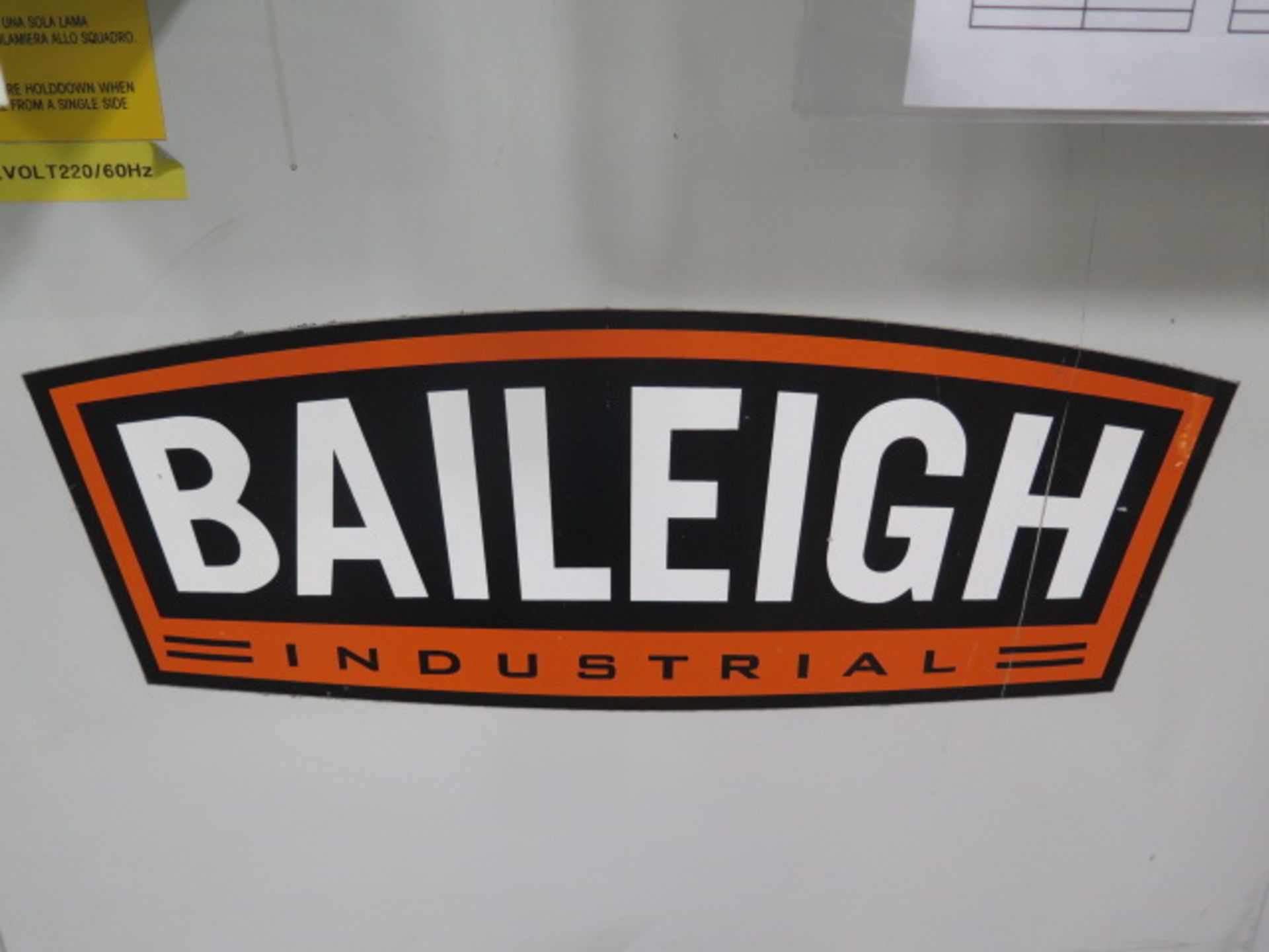 2007 Baileigh AF-B Type 226 8 5/8” x 8 5/8” Power Corner Notcher s/n C3285 w/ Fence - Image 3 of 9