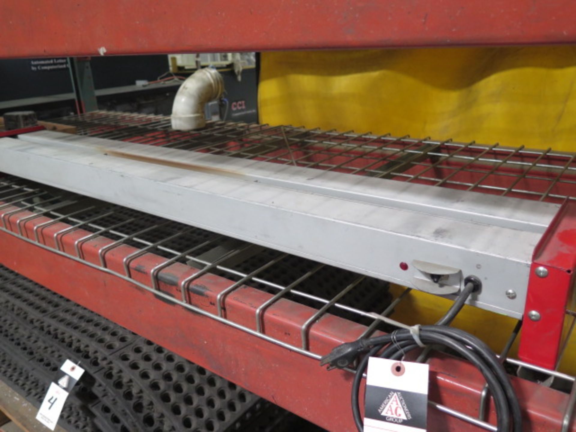 Kidder mdl. EMX-2 50" Plastics Strip Heater s/n 08-04-0446