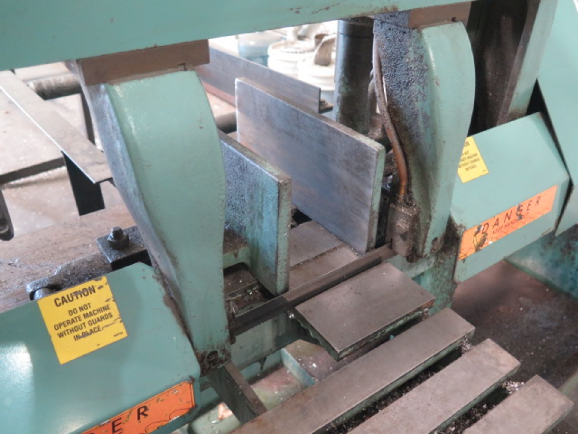 W.F.Wells mdl. L-10 10” Horizontal Band Saw s/n L071384 w/ Manual Clamping, Coolant, Conveyors - Image 5 of 9