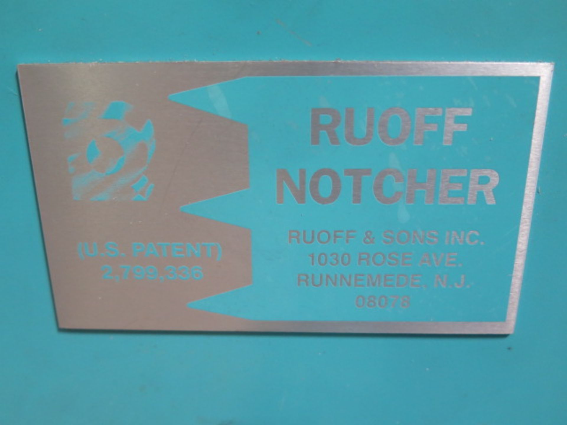 Ruoff Power Notcher s/n 4704B - Image 5 of 7