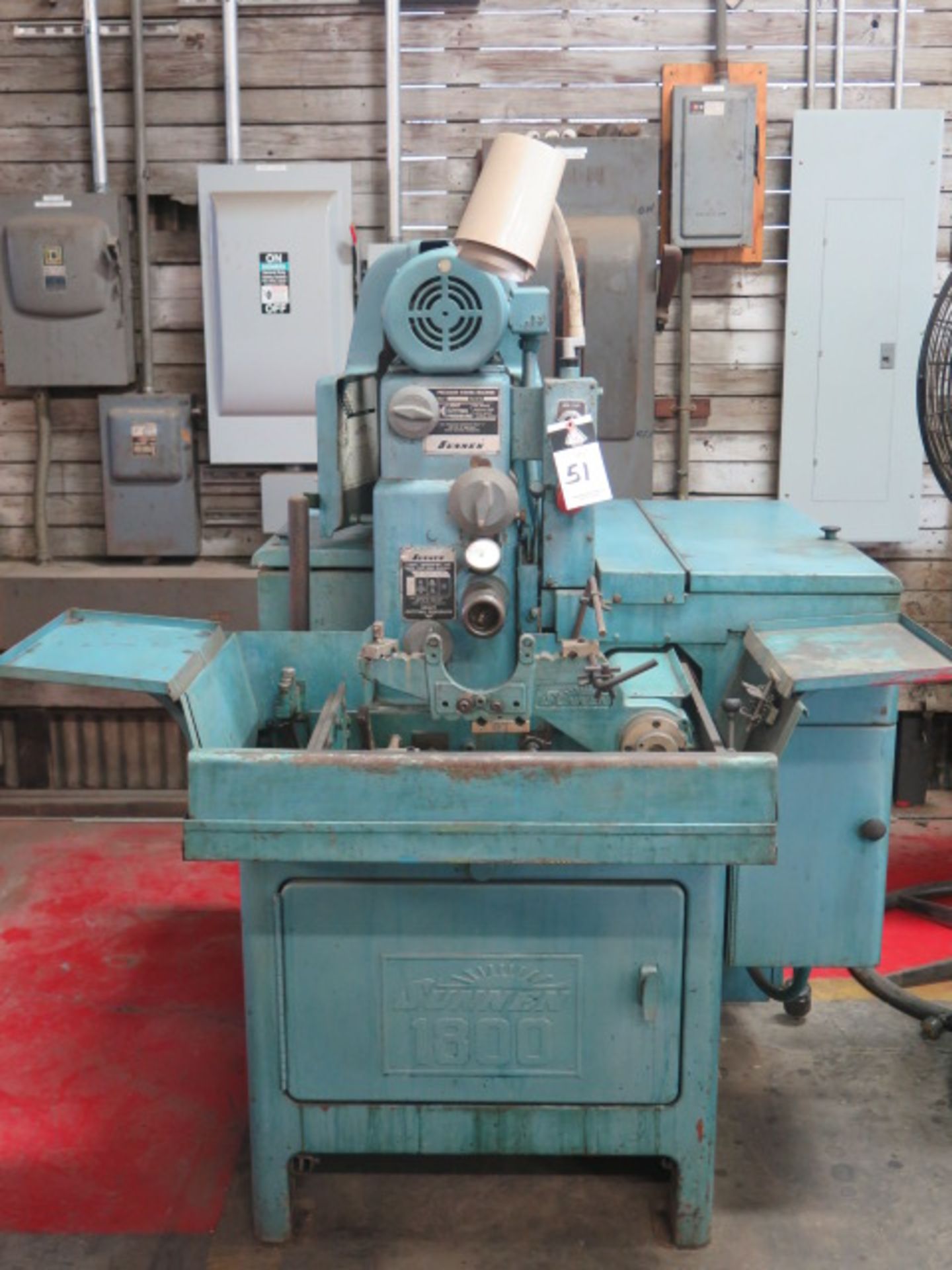 Sunnen mdl. MBB-1800 Automatic Precision Honing Machine s/n 73415 w/ Power Stroke Unit, 12-Speeds,