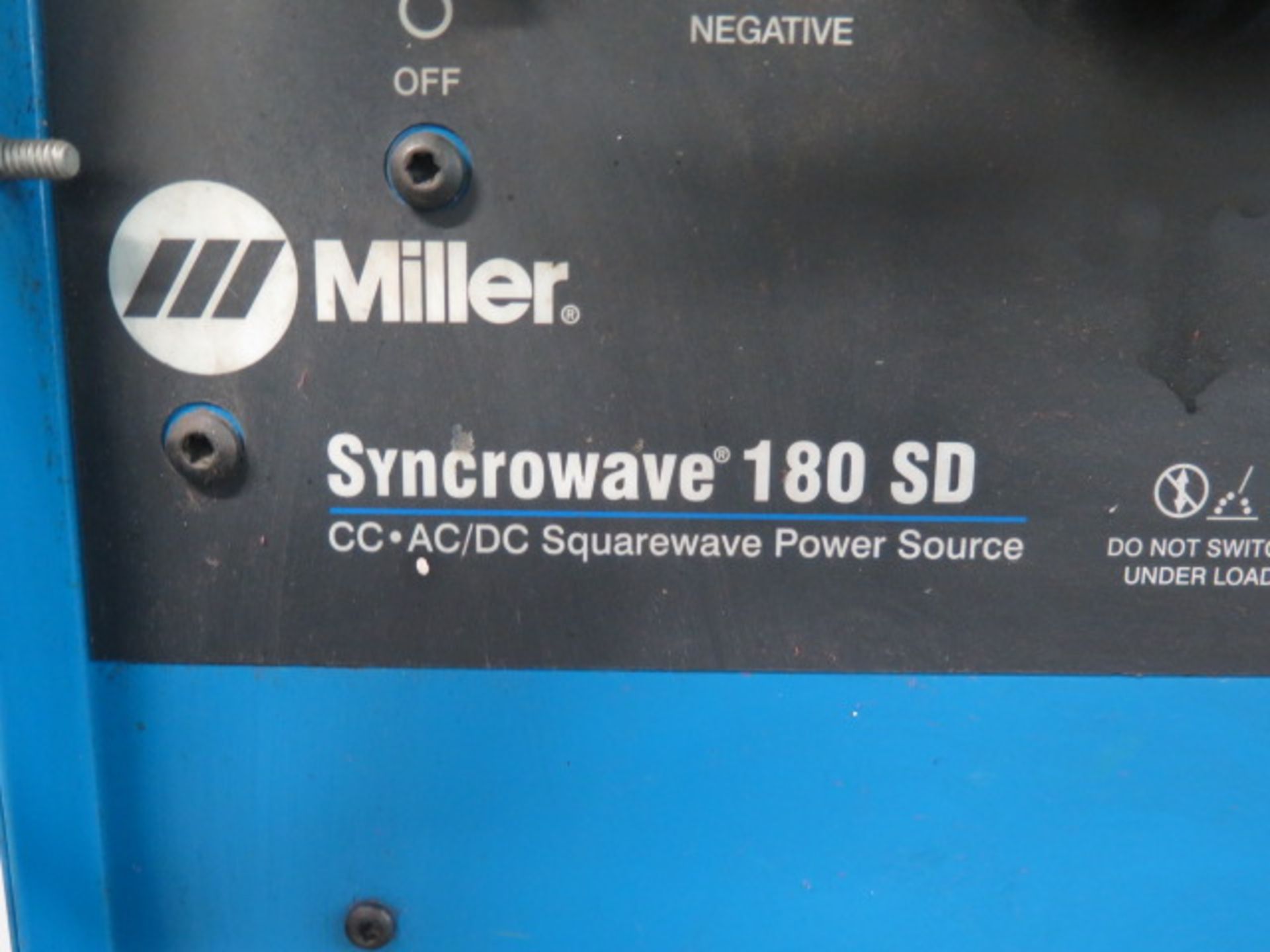 Miller Syncrowave 180SD CC-AC/DC Squarewave Power Source s/n LC319224 - Image 4 of 4