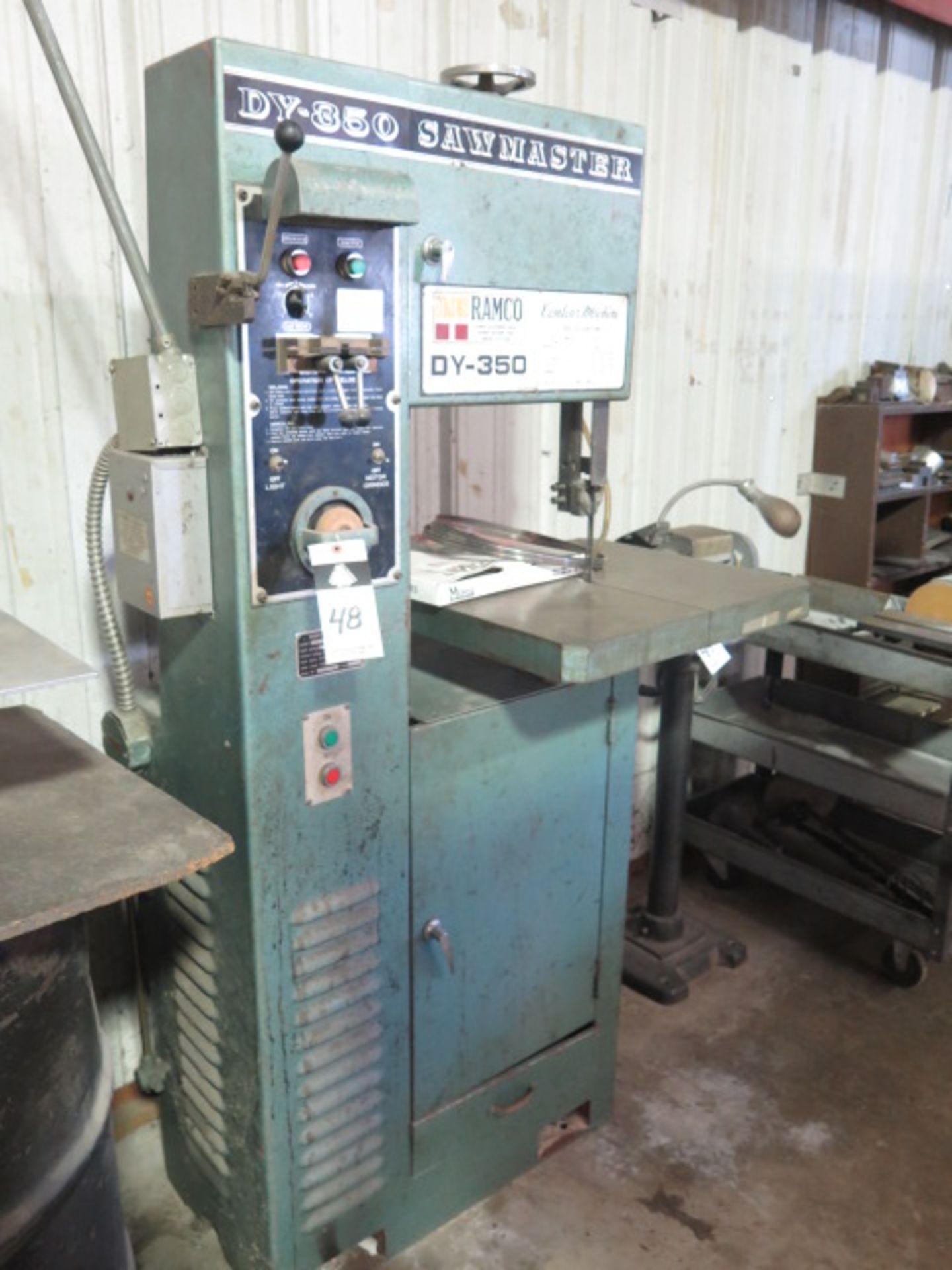 RMS Ramco mdl. DY-350 14” Vertical Band Saw s/n 685158 w/ Blade Welder, 19 ¾” x 21 ¼” Table - Image 2 of 7