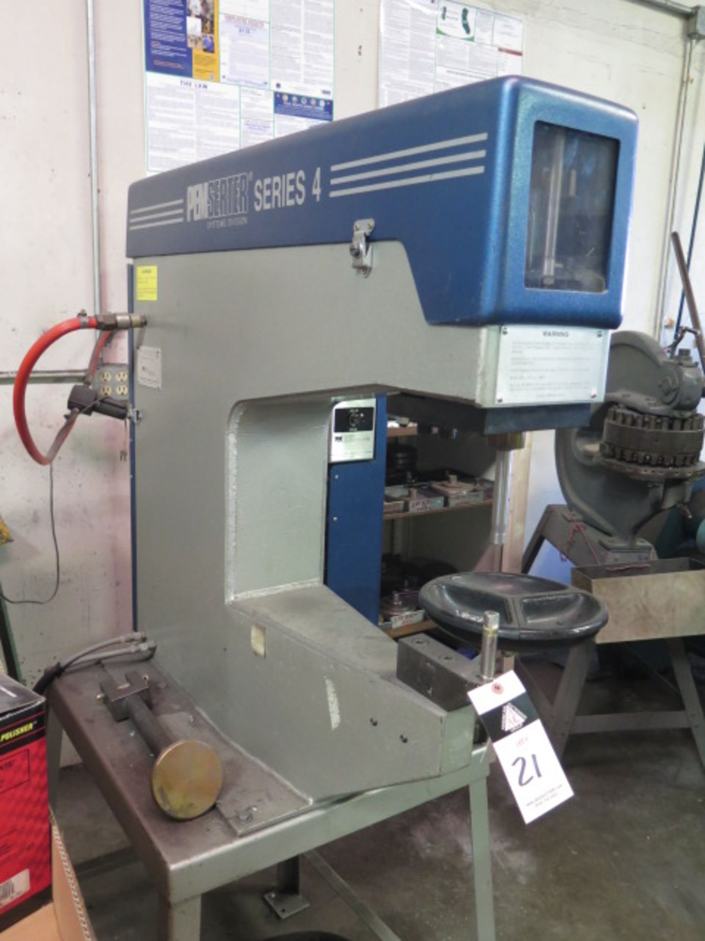 PemSerter Series 4 6 Ton x 18” Hardware Insertion Press s/n J4-2764 w/ Tooling - Image 3 of 9