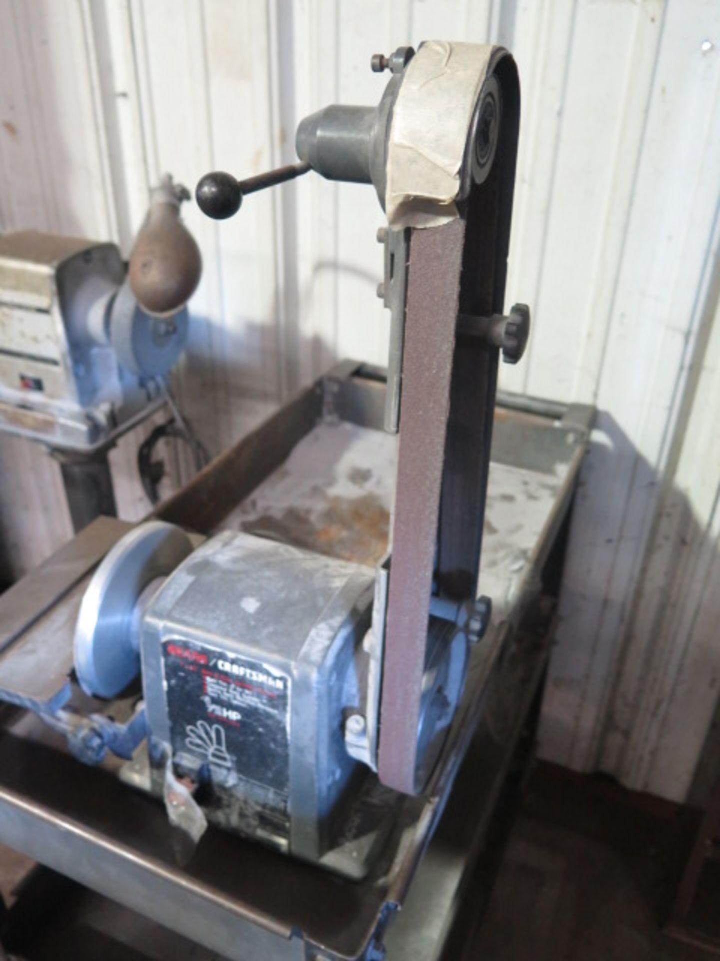 Craftsman 1” Belt / 6” Disc Sander w/ Cart - Image 3 of 4