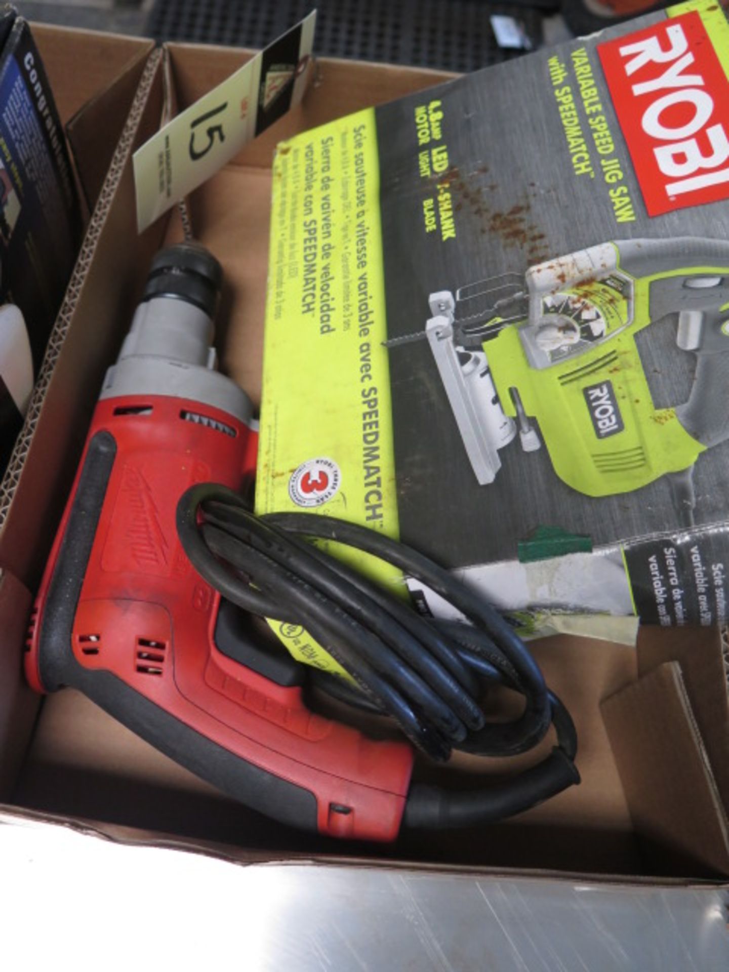 Milwaukee Electric Drill and Ryobi Jig Saw