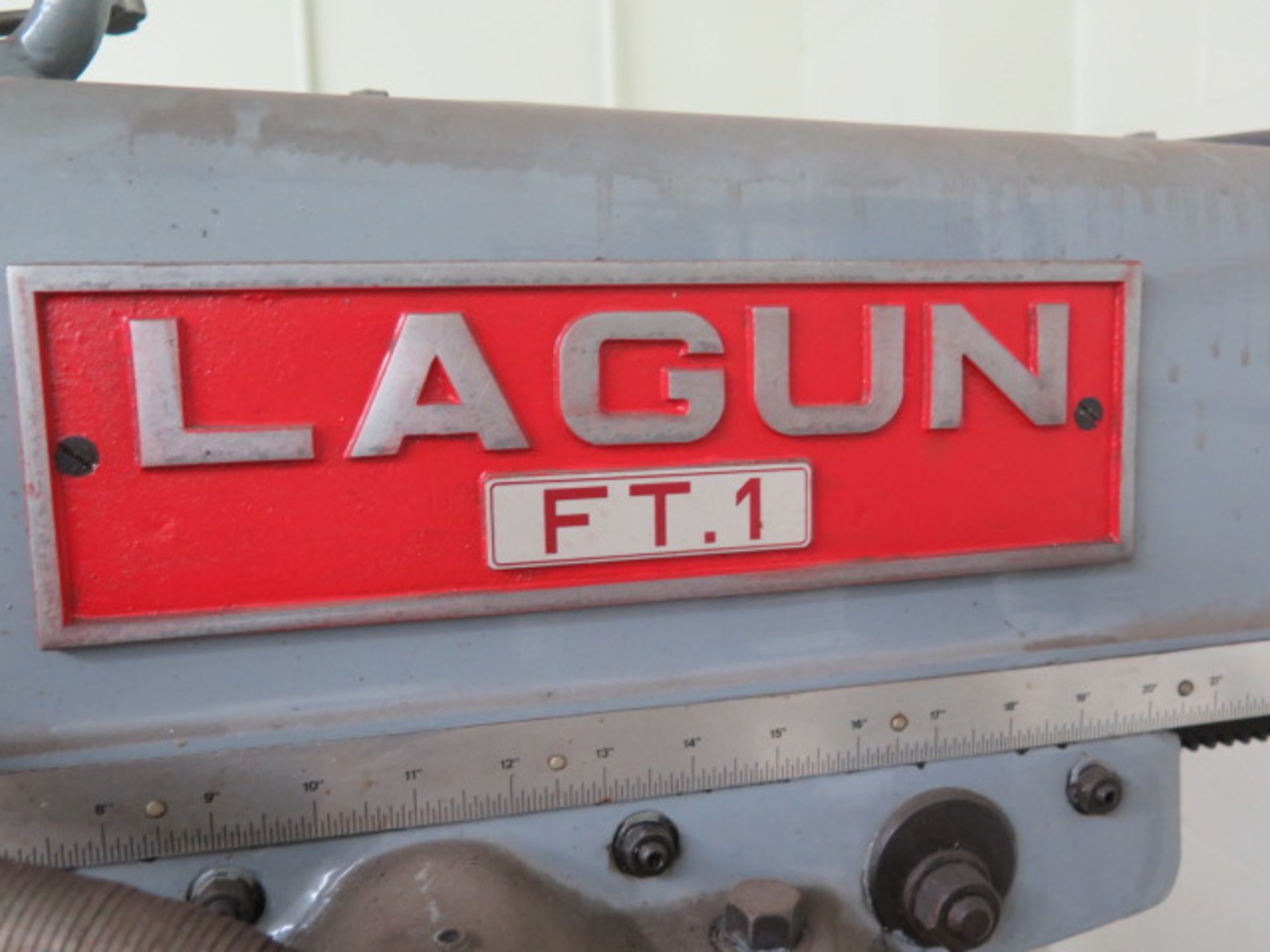 Lagun FT-1 Vertical Mill s/n SE-3115 w/ 2Hp Motor, 55-2940 RPM, 8-Speeds, 4” Riser, Power Feed, 9” x - Image 4 of 12