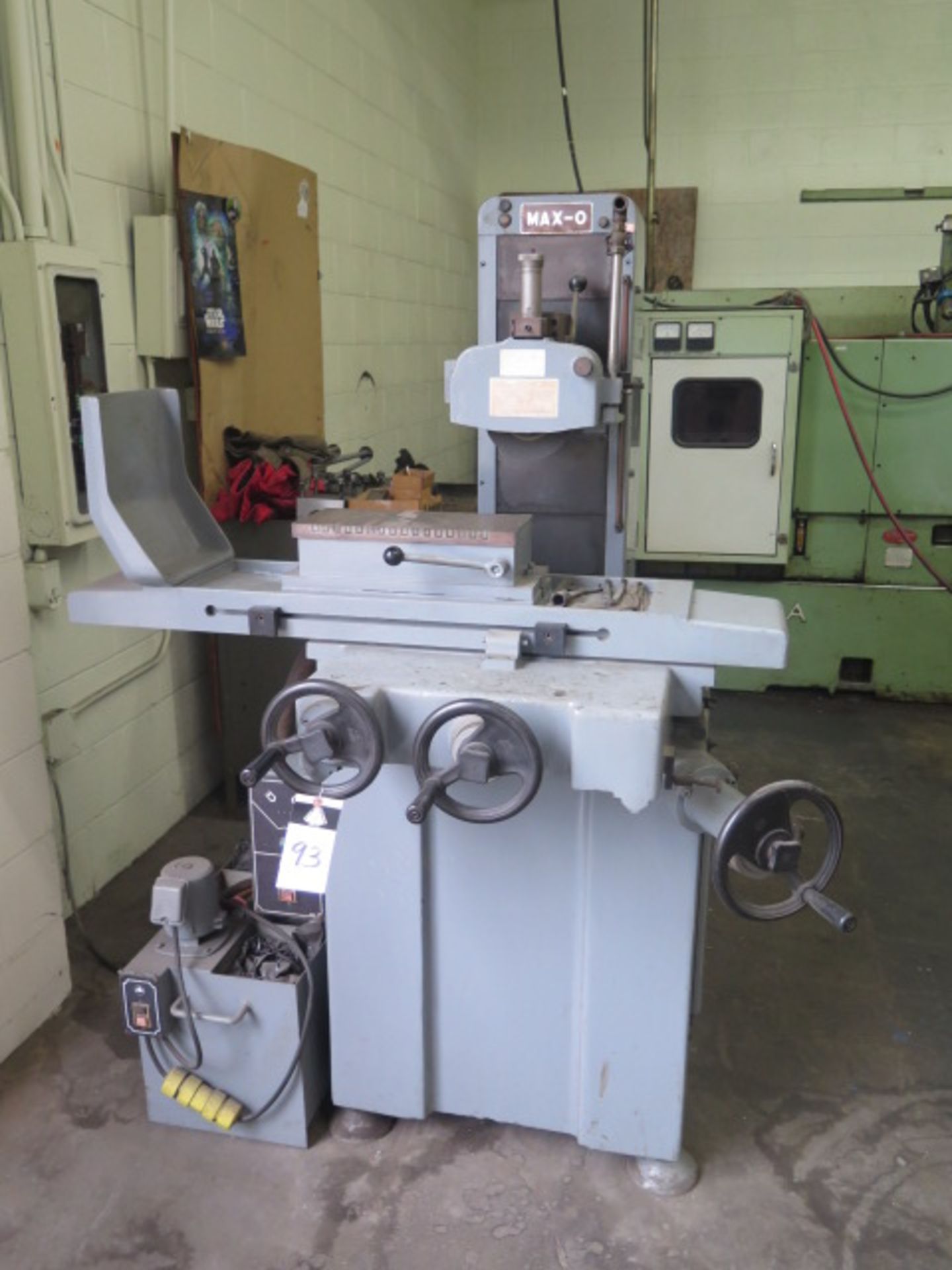 Max-O mdl. KGS-200 6” x 14” Surface Grinder s/n 780923-3 w/ Magnetic Chuck, Wheel Dresser, Coolant