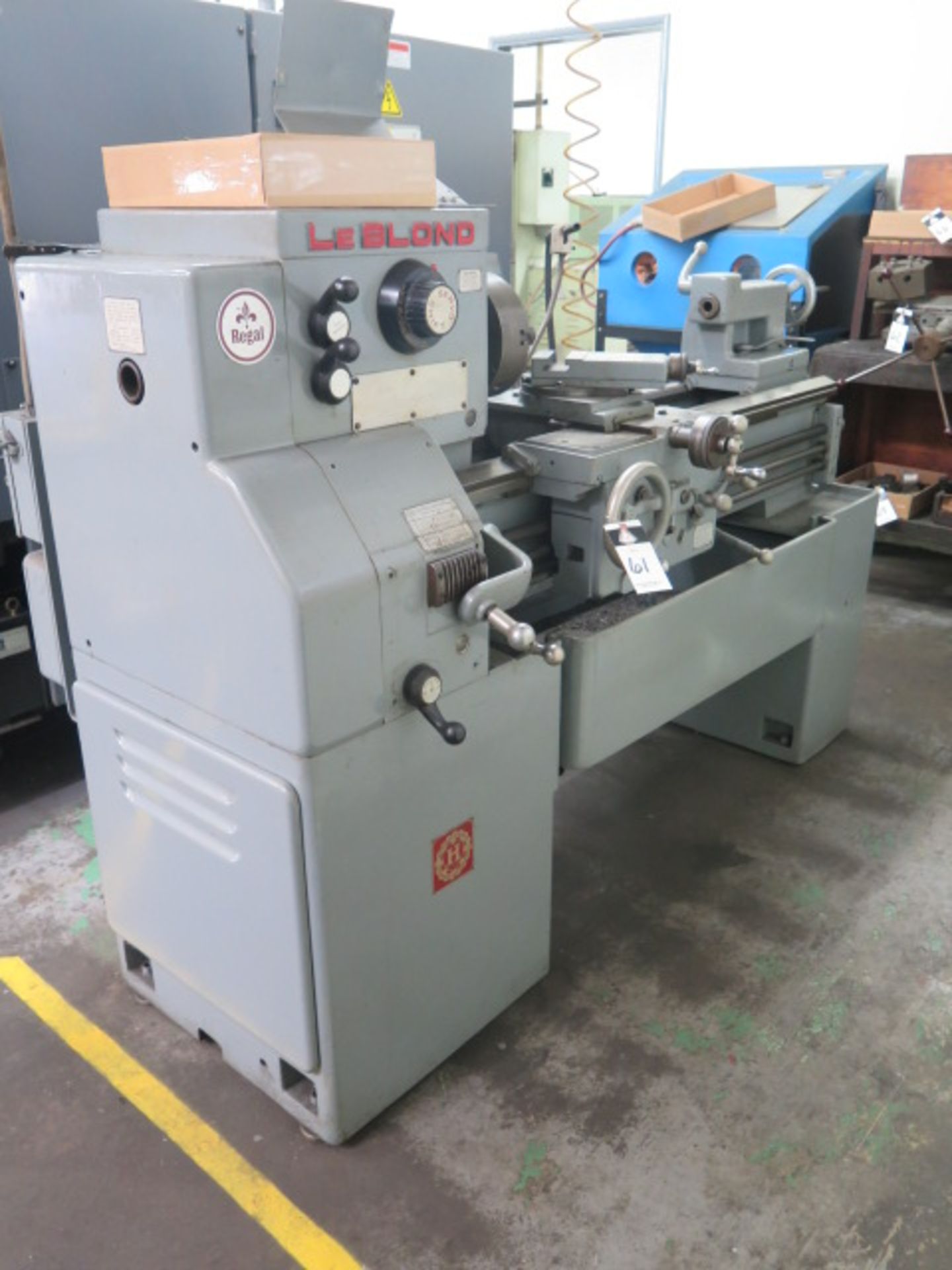 LeBlond Servo-Shift 15” x 32” Lathe s/n 4C901 w/ 45-1800 RPM, Inch Threading, Tailstock, 8” 3-Jaw