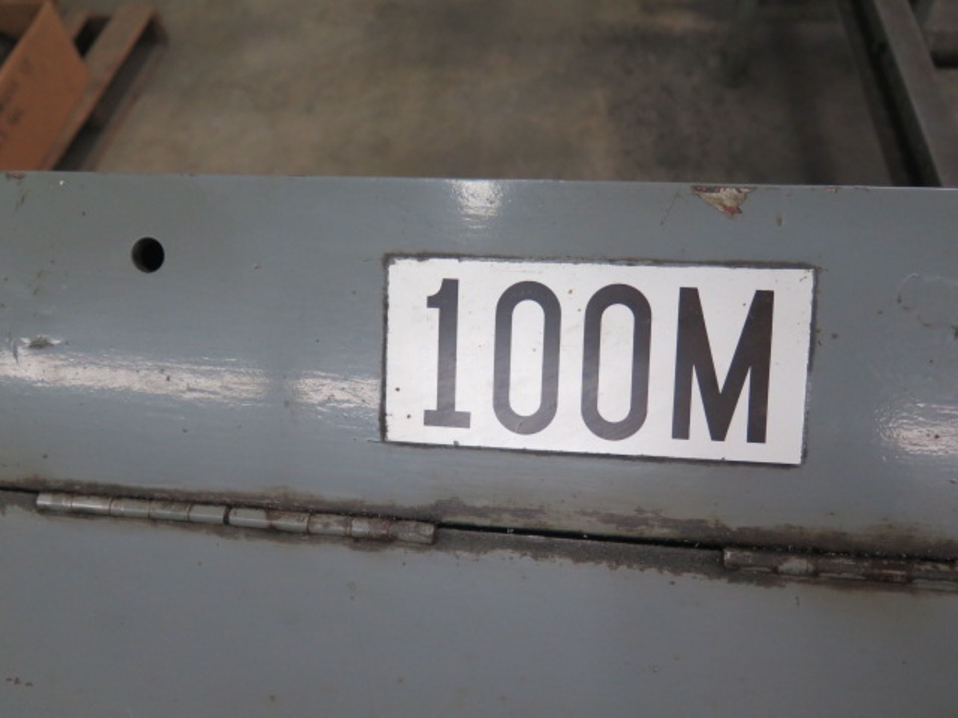 Continental mdl. 100M 10” Horizontal Band Saw w/ Manual Clamping, Stop, Coolant, Conveyor - Image 4 of 9