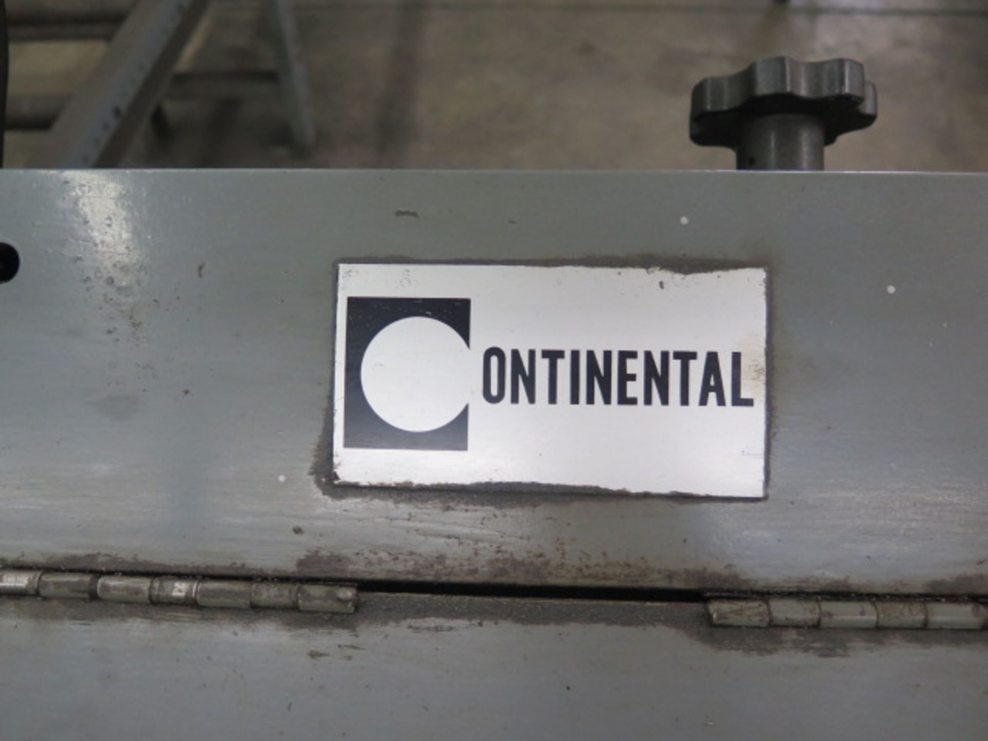 Continental mdl. 100M 10” Horizontal Band Saw w/ Manual Clamping, Stop, Coolant, Conveyor - Image 3 of 9