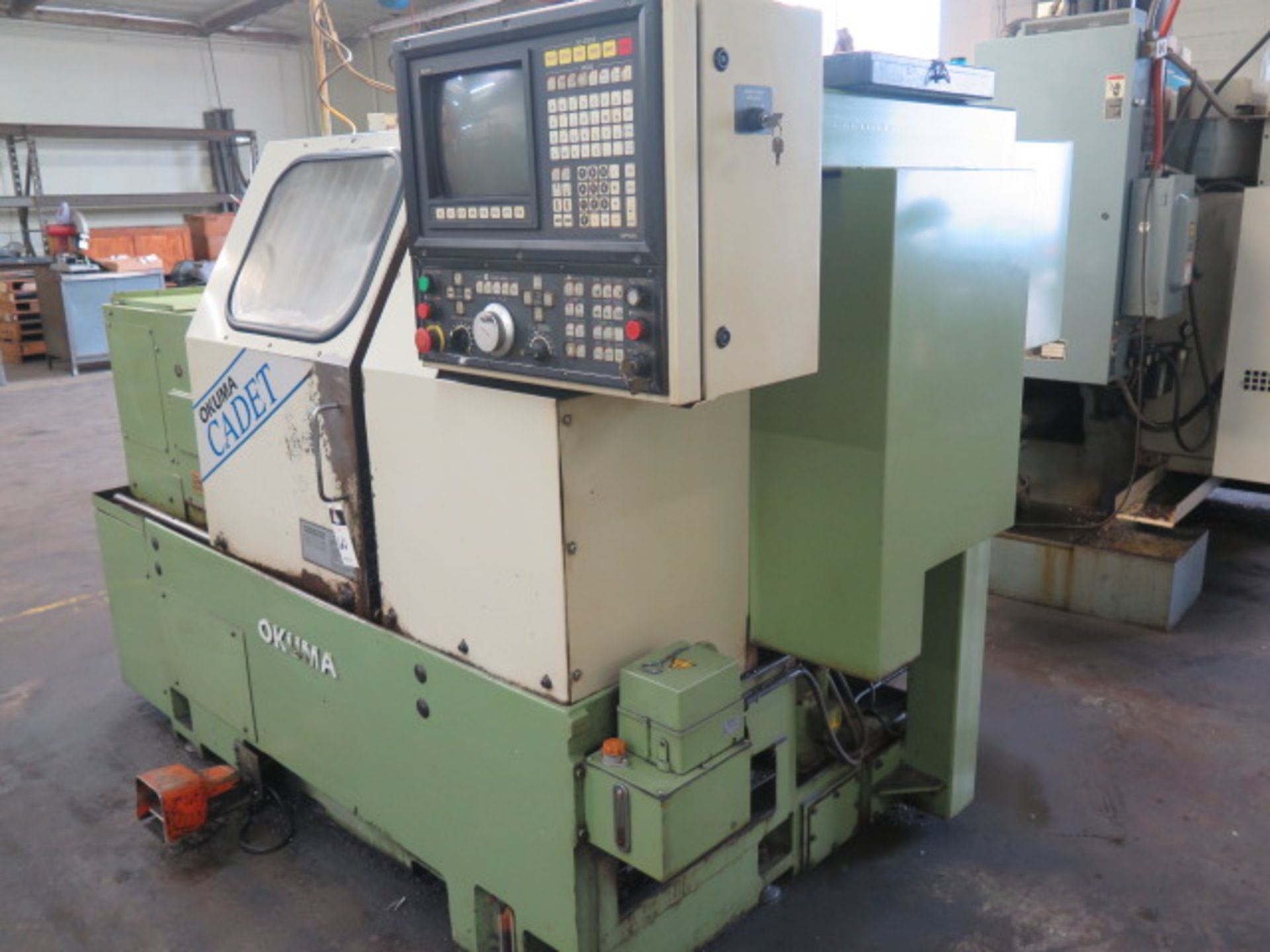 Okuma Cadet Type LNC-8 CNC Turning Center s/n B024 w/ Okuma OSP5020L Controls, 12-Station Turret, 8” - Image 2 of 10