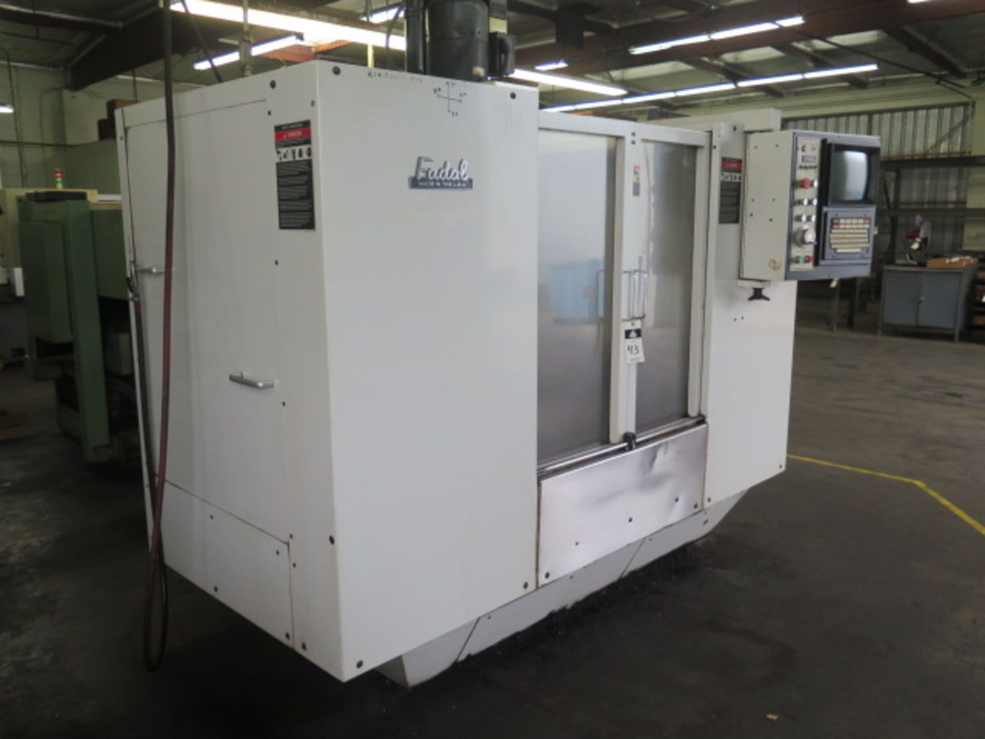 1995 Fadal VMC3016HT mdl. 904-1 4-Axis CNC Vertical Machining Center s/n 9504589 w/ Fadal CNC88HS - Image 3 of 16