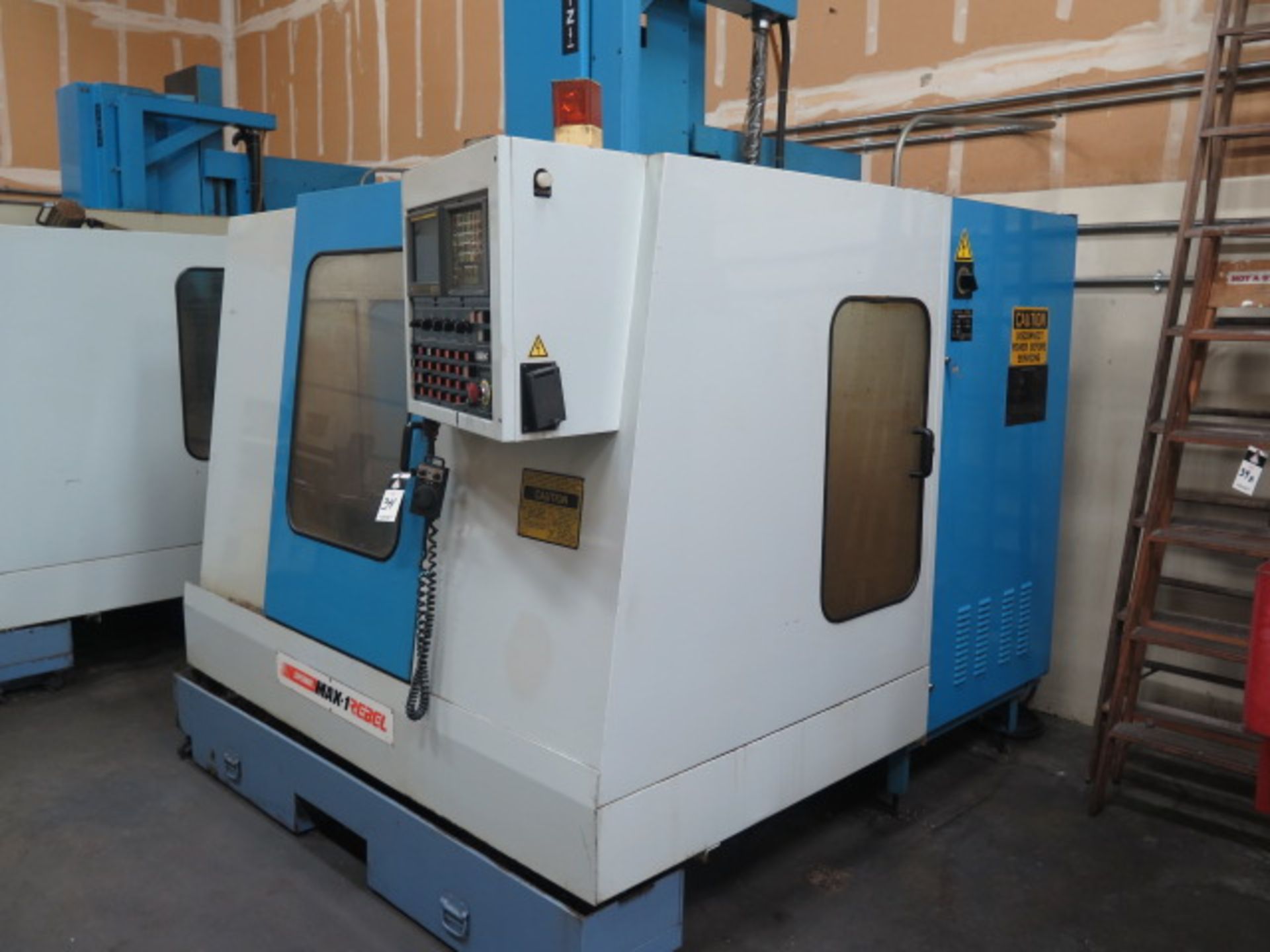 1995 Supermax MAX-1 REBEL CNC Vertical Machining Center s/n 510241 w/ Fanuc Series 0-M Controls, - Image 2 of 12