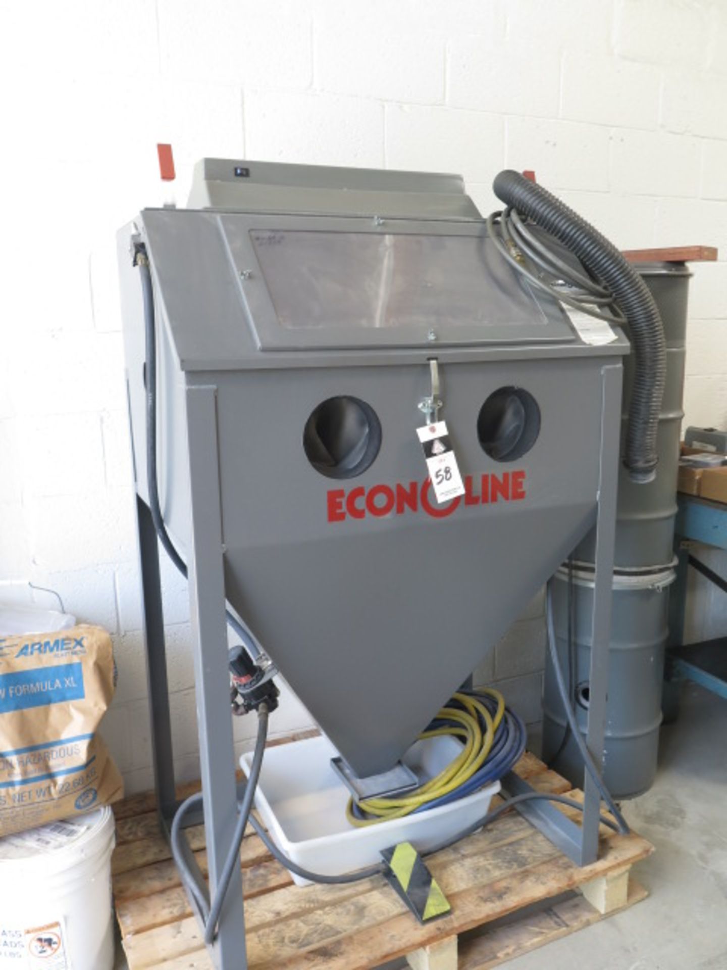 Econoline Dry Blast Cabinet w/ Dust Collector - Image 2 of 4