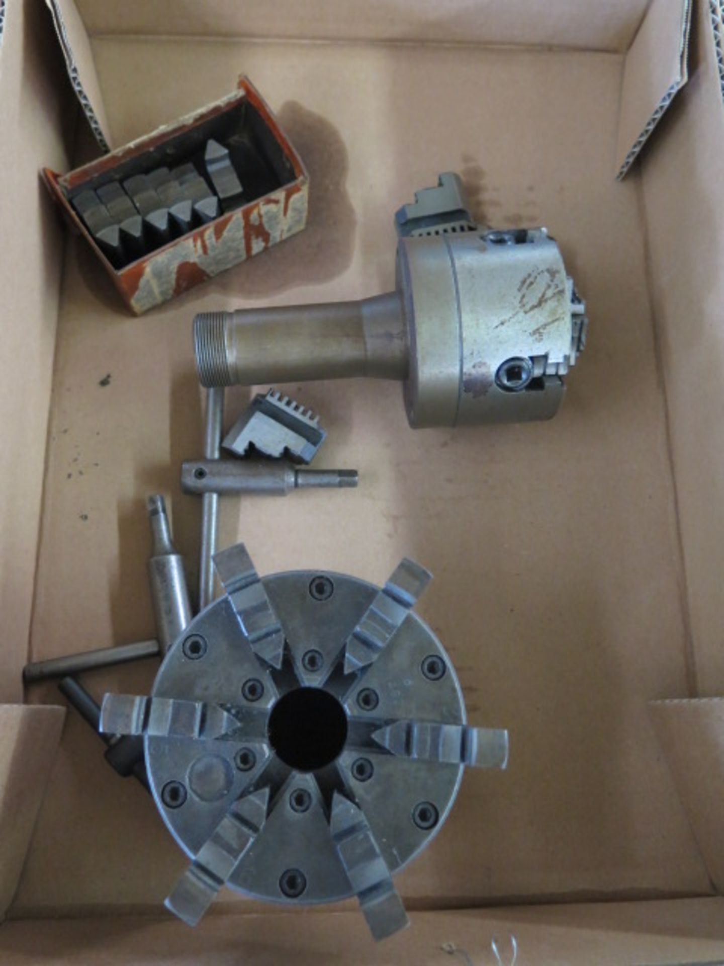 4" 6-Jaw Chuck and 3" 4-Jaw Chuck - Image 2 of 3