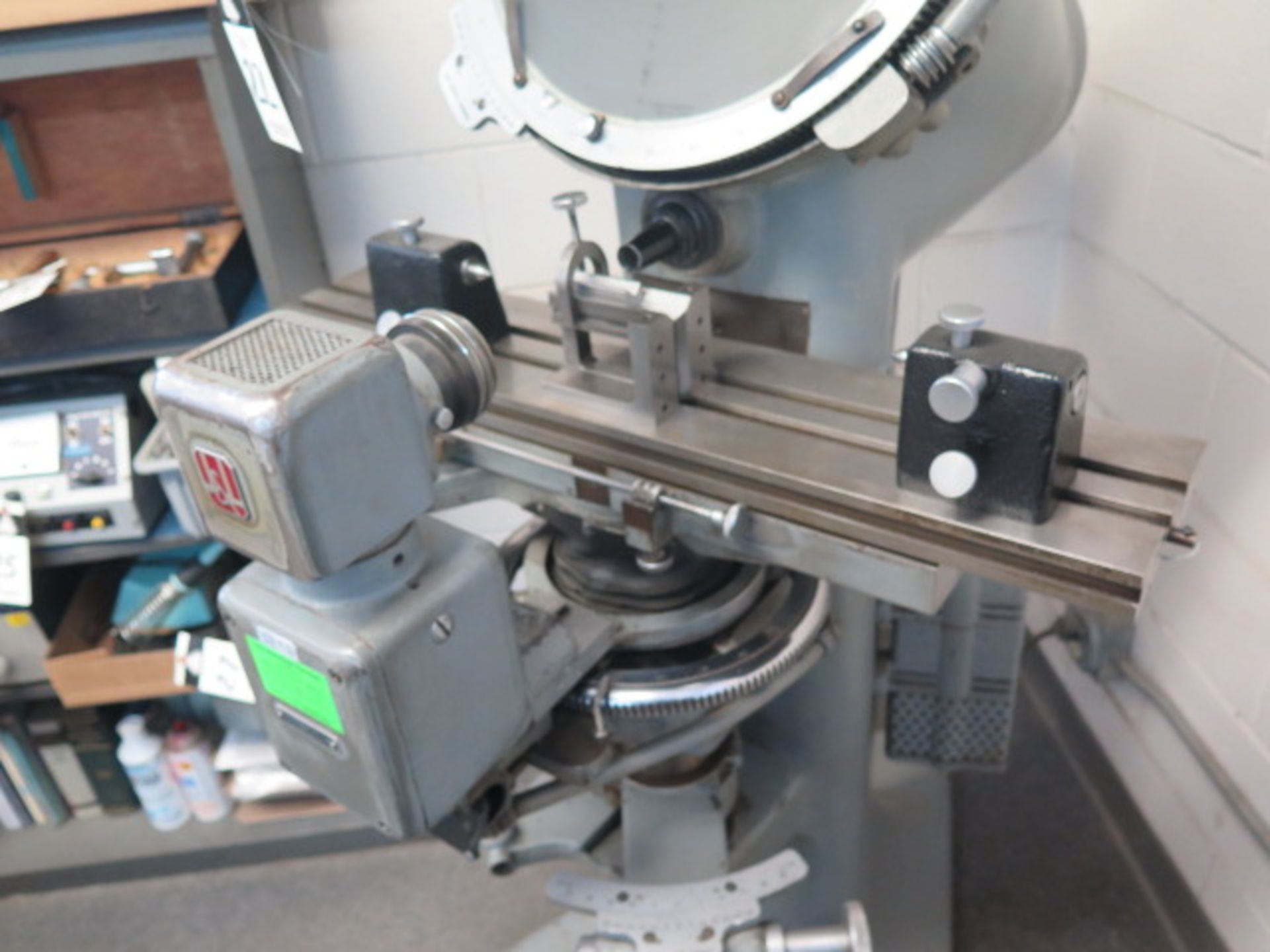 J & L mdl. PC-14 Floor Model Optical Comparator w/ 6” x 30” Table and Acces - Image 4 of 6