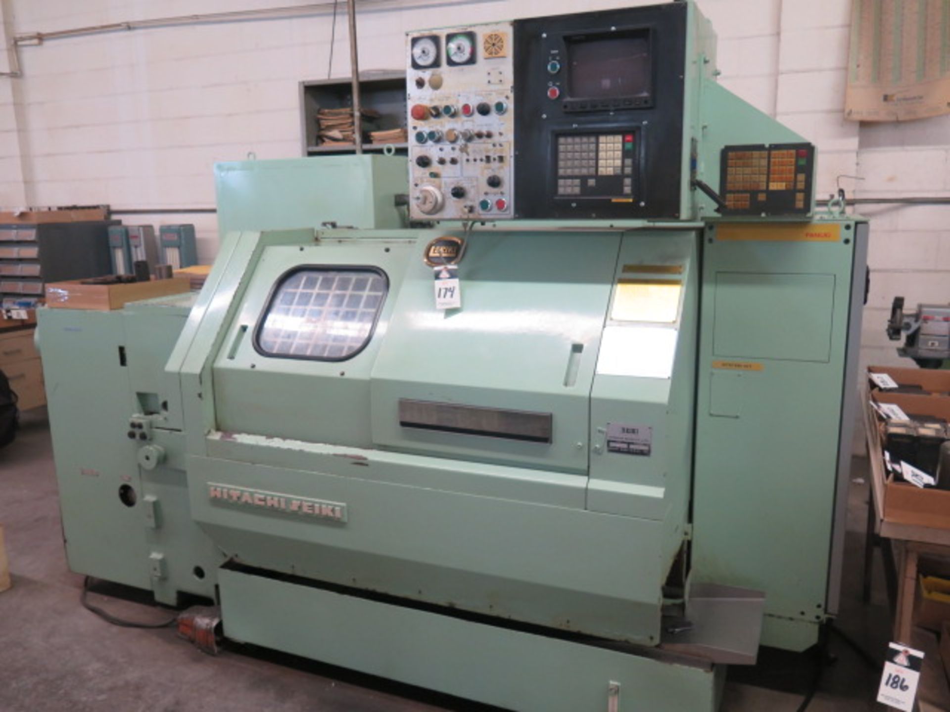 Hitachi Seiki HiTec-Turn HT-20 CNC Turning Center s/n 21013SC w/ Fanuc 11M Controls, 3600 RPM, 12- - Image 3 of 9