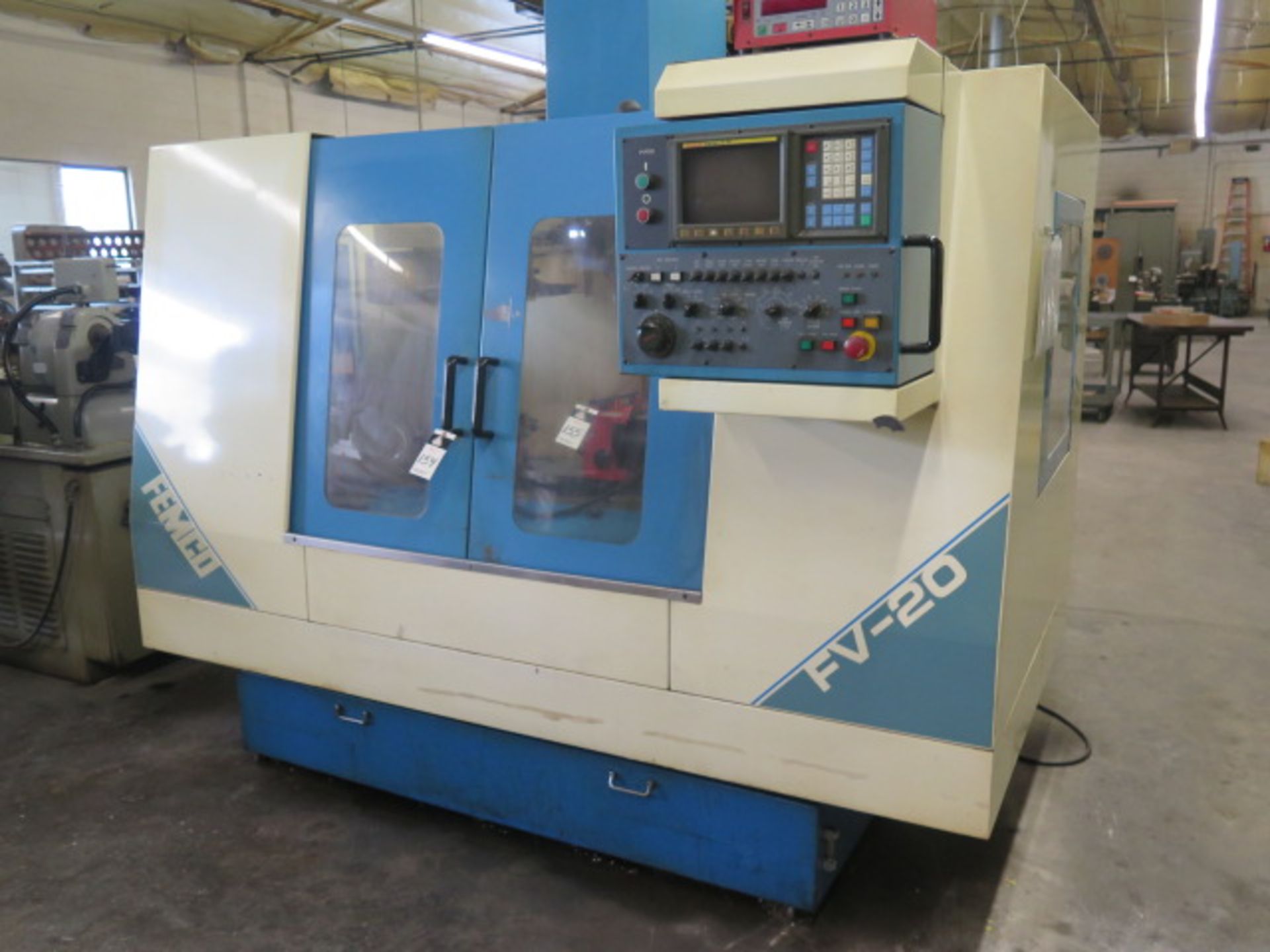 1997 Femco FV-20/VC-V650B CNC Vertical Machining Center s/n V970106.C w/ Fanuc Series 0-M - Image 3 of 11