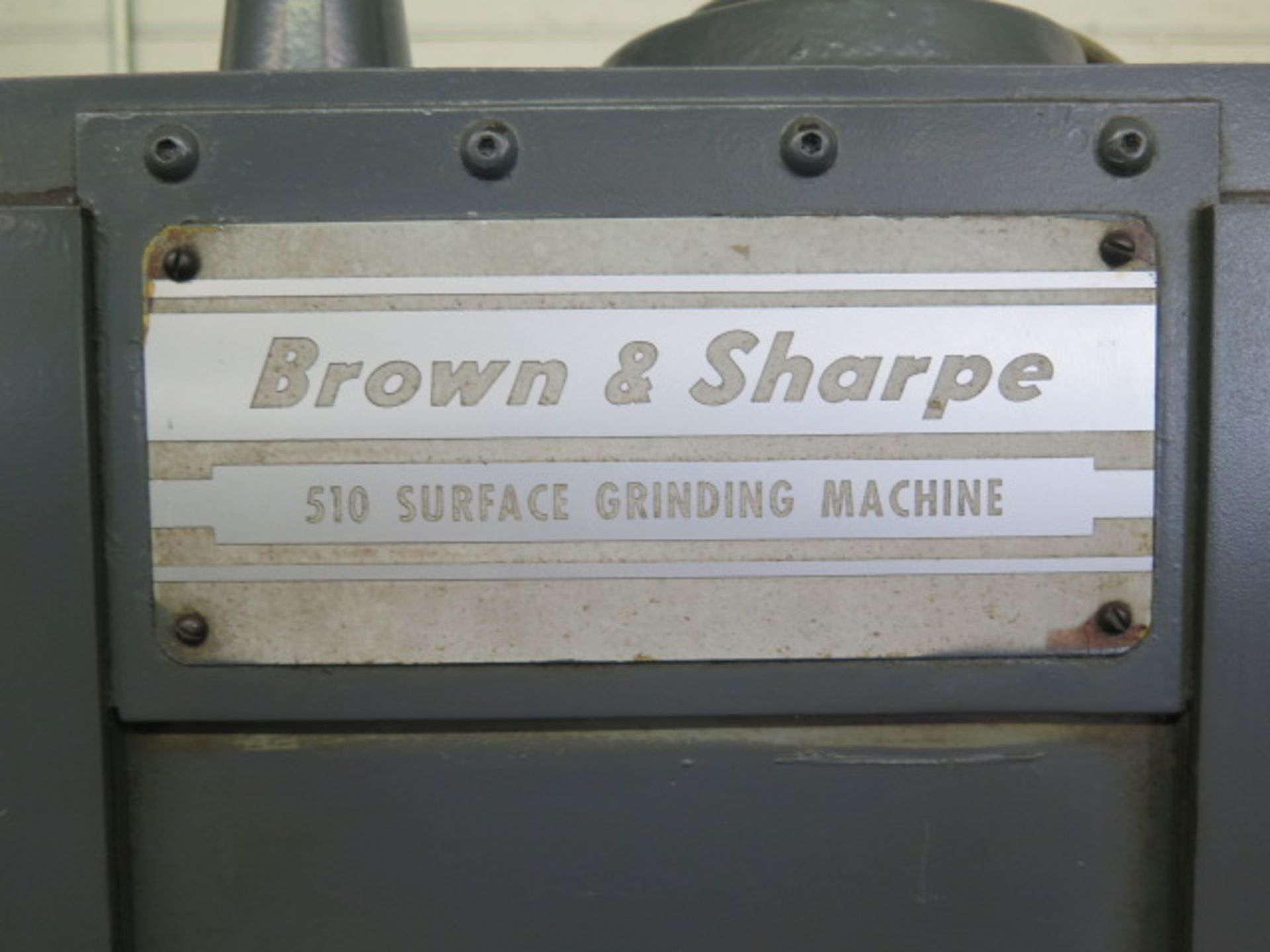 Brown & Sharpe mdl. 510 5” x 10” Surface Grinder s/n 523-510-1096 - Image 6 of 7