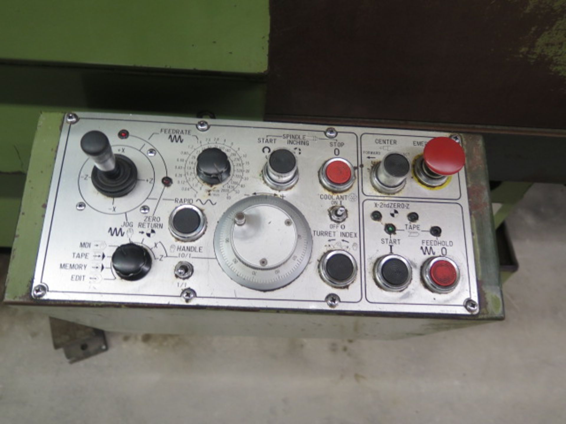 Hitachi Seiki 4NE-600 CNC Turning Center s/n NE-41405 w/ Fanuc System 6T Controls, 12-Station - Image 8 of 11