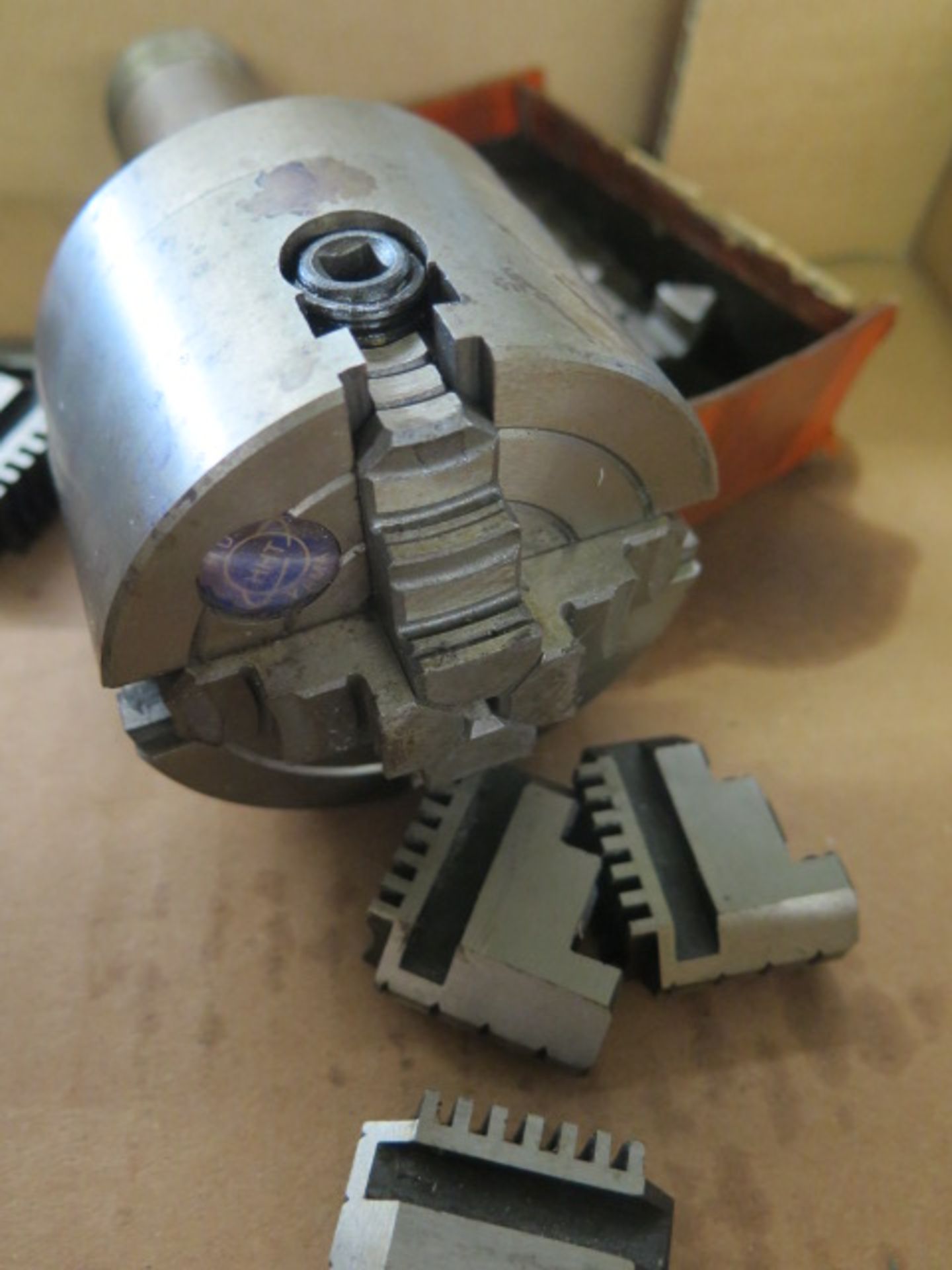 4" 6-Jaw Chuck and 3" 4-Jaw Chuck - Image 3 of 3