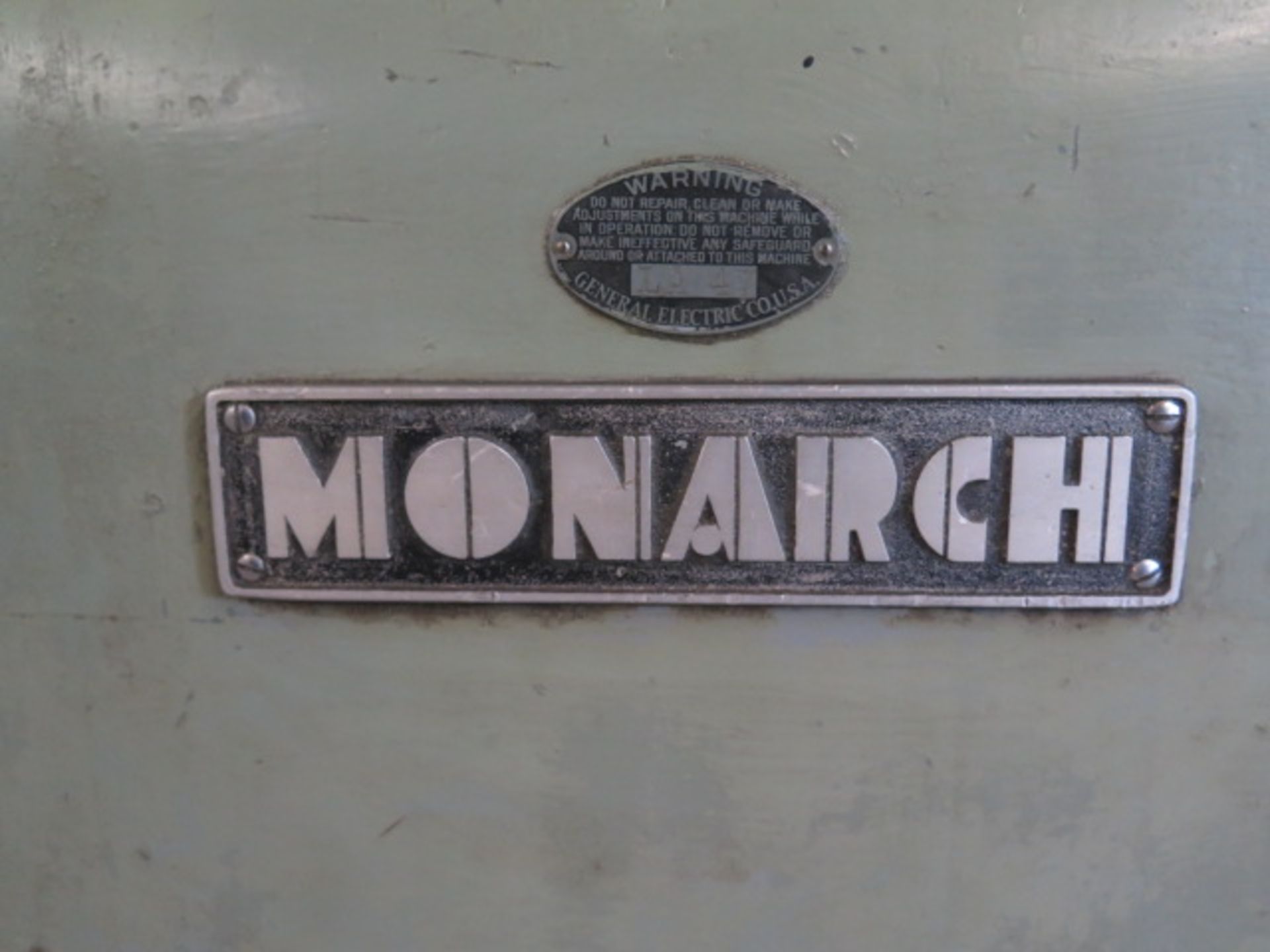 Monarch mdl. 10EE 12 ½” x 20” Tool Room Lathe s/n 28905 w/ 2500 Max RPM, Dial RPM Gage, Inch - Image 8 of 9