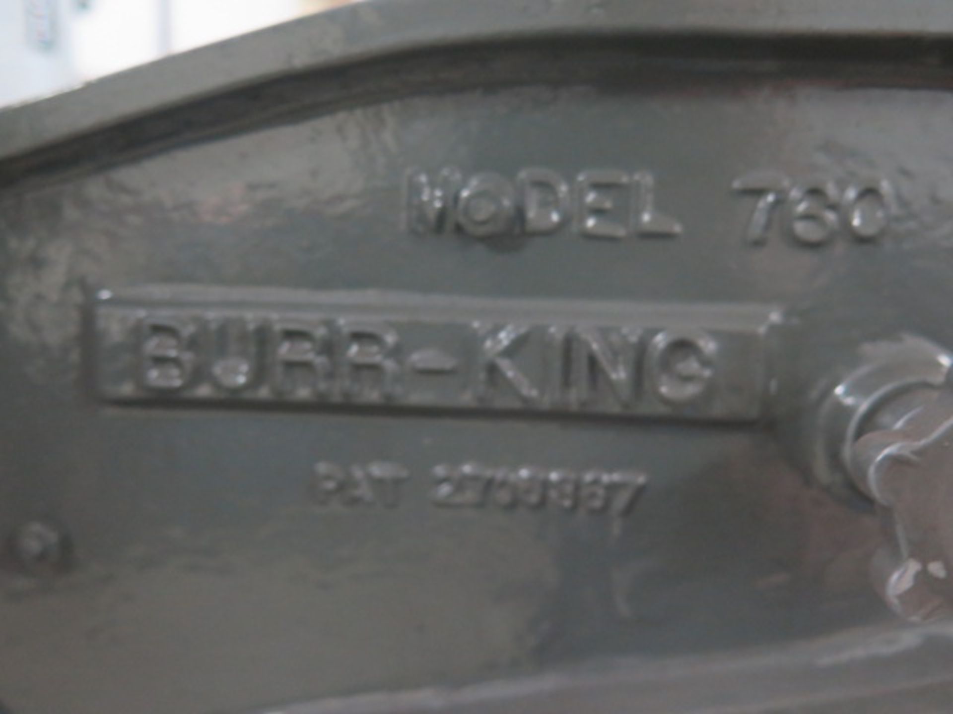 Burr King mdl. 760 2" Pedestal Belt Sander - Image 4 of 4