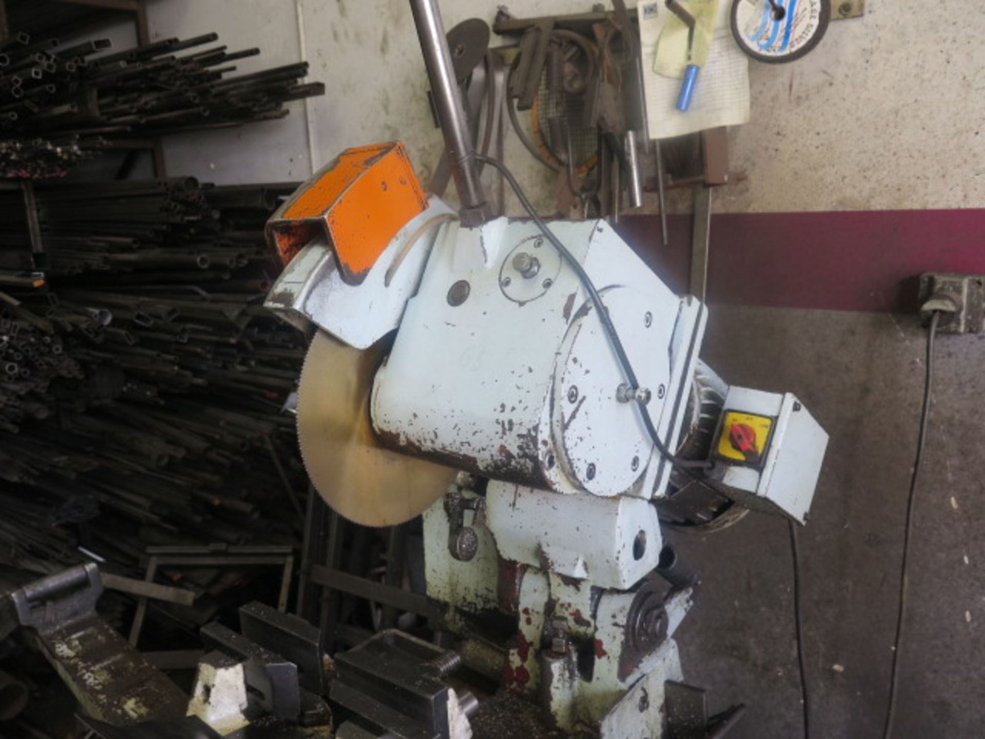 Soco MC350PV Miter Cold Saw w/ 2-Speeds, Pneumatic Clamping, Work Support - Image 4 of 5